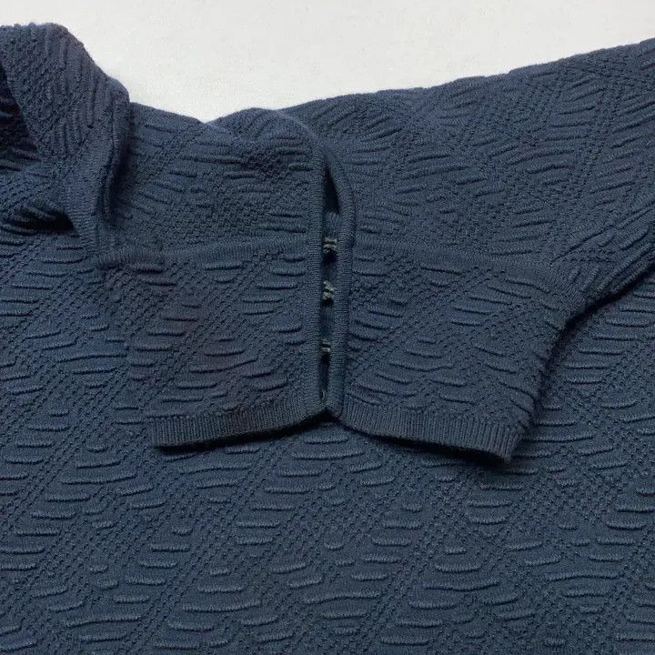 Fendi Fendi Blue High Neck Long Sleeve Dress -2507 Size L / US 10 / IT 46 - 5 Thumbnail