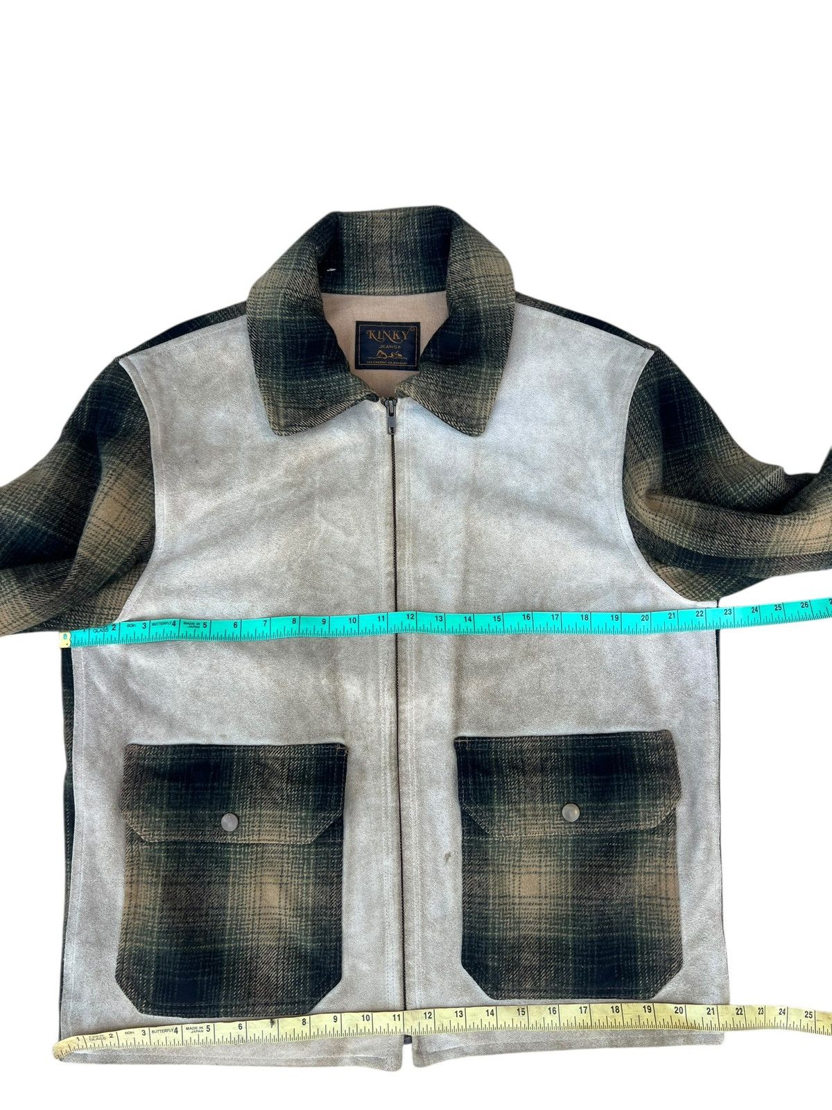 Hysteric Glamour Archive 90s Hysteric Glamour Patina Hybrid Leather Jacket Size US L / EU 52-54 / 3 - 4 Thumbnail