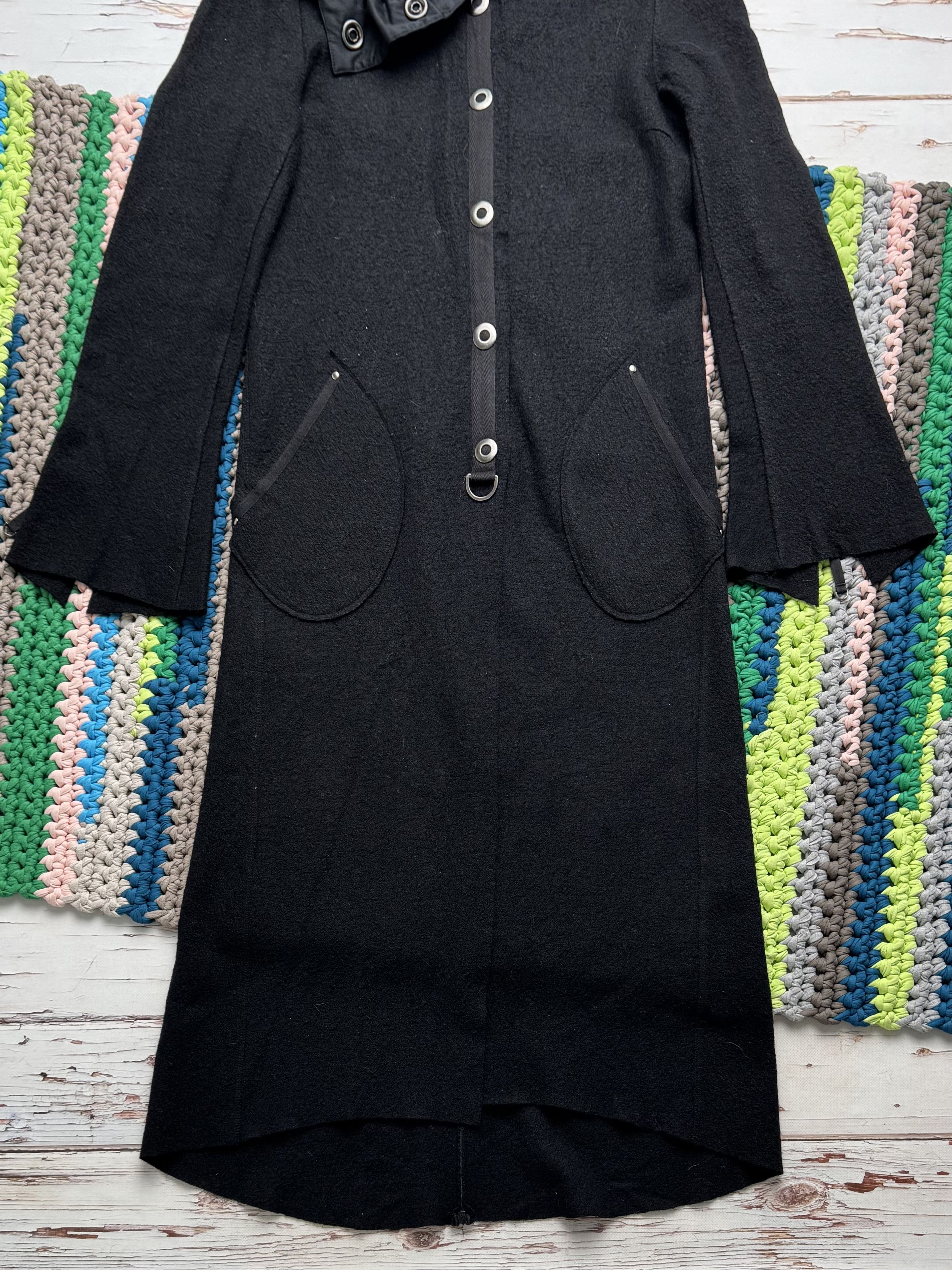 Cop Copine Cop Copine Vintage Laine Wool Hooded Coat (D10) Size M / US 6-8 / IT 42-44 - 8 Thumbnail