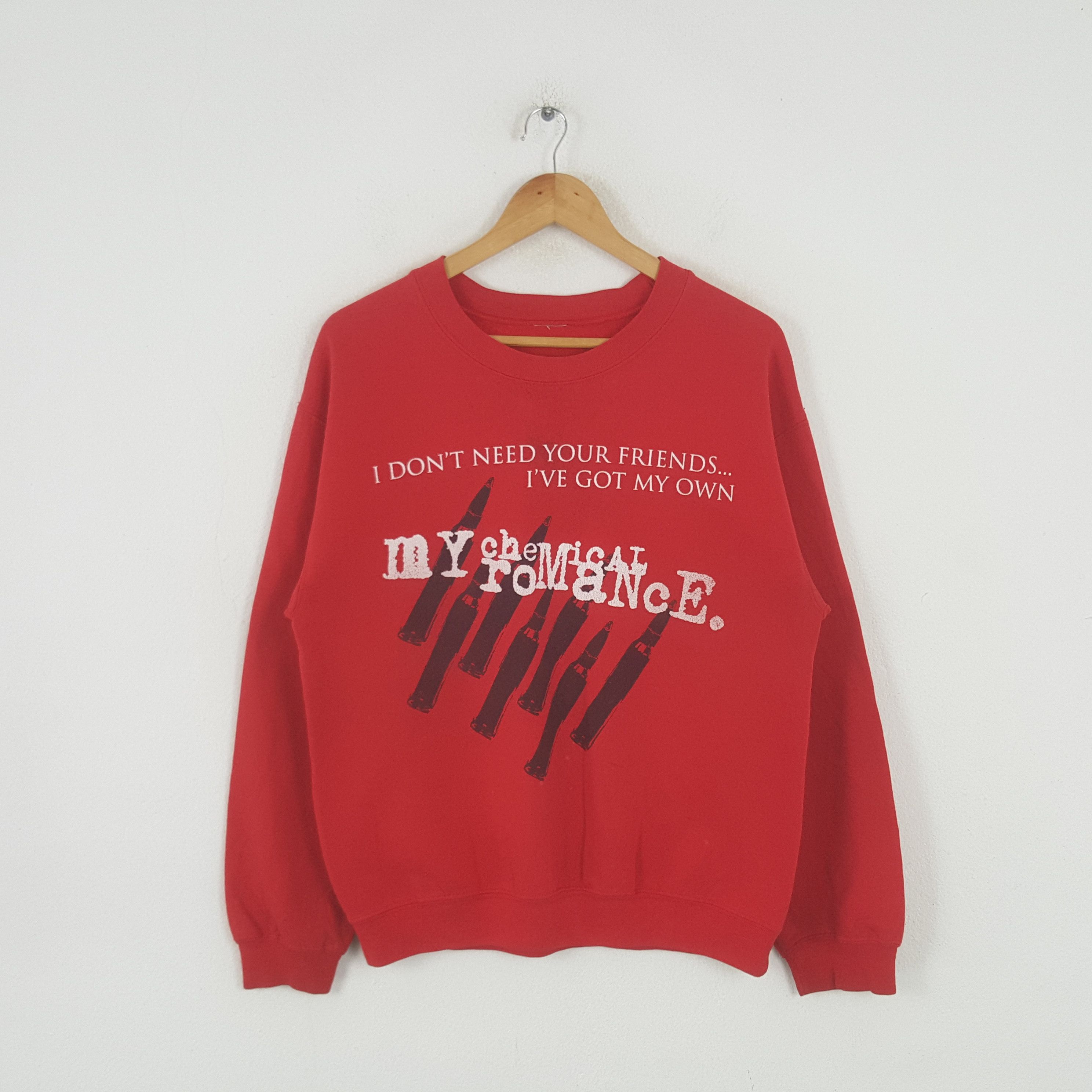 Band Tees Vintage My Chemical Ramance Punk Emo Band Swetshirt C292N24 Size US M / EU 48-50 / 2 - 1 Thumbnail