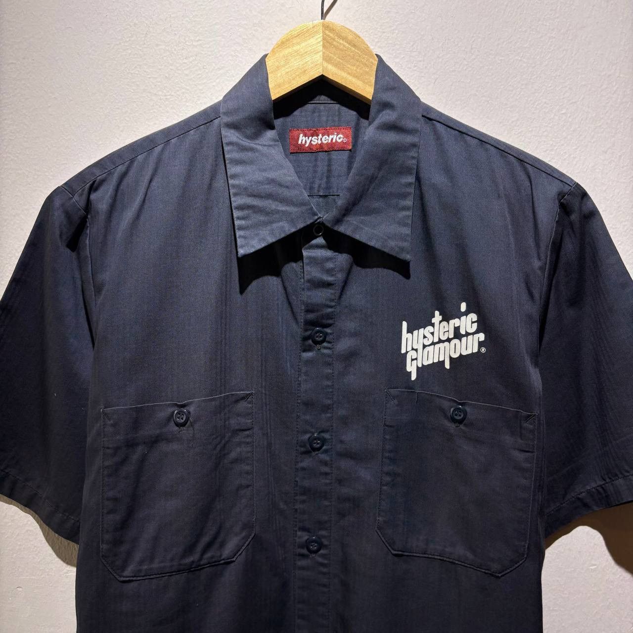 Hysteric Glamour Hysteric Glamour Sexy Guitar Girl Dark Blue Work Shirt Size US L / EU 52-54 / 3 - 3 Thumbnail