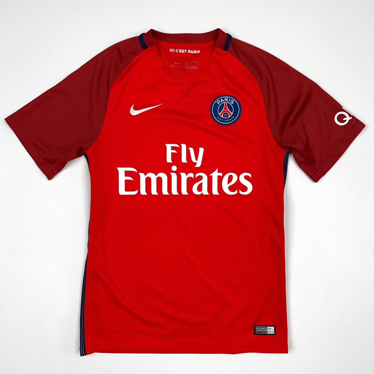 Nike Nike PSG 2016 Jersey Red Soccer Football Size US S / EU 44-46 / 1 - 1 Thumbnail