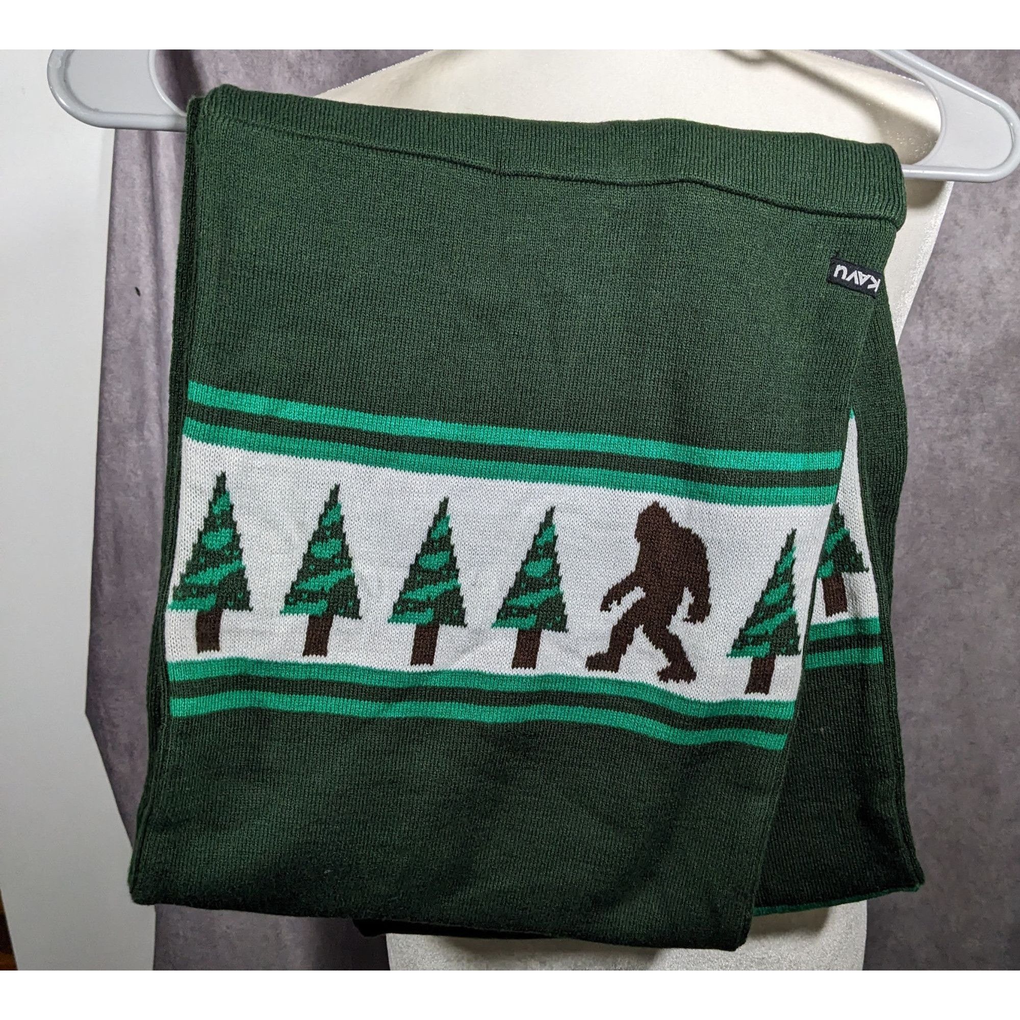 KAVU Kavu Sasquatch Arlo Green Infinity Scarf Size ONE SIZE - 9 Thumbnail