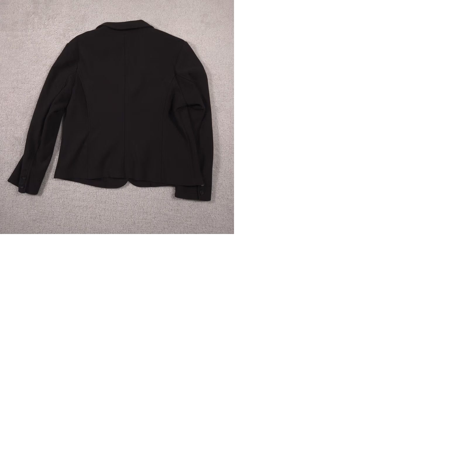 Talbots Talbots Blazer Womens Petite Large Black Two-Button Stretch Jacket Career Work shirt? Size L / US 10 / IT 46 - 9 Thumbnail