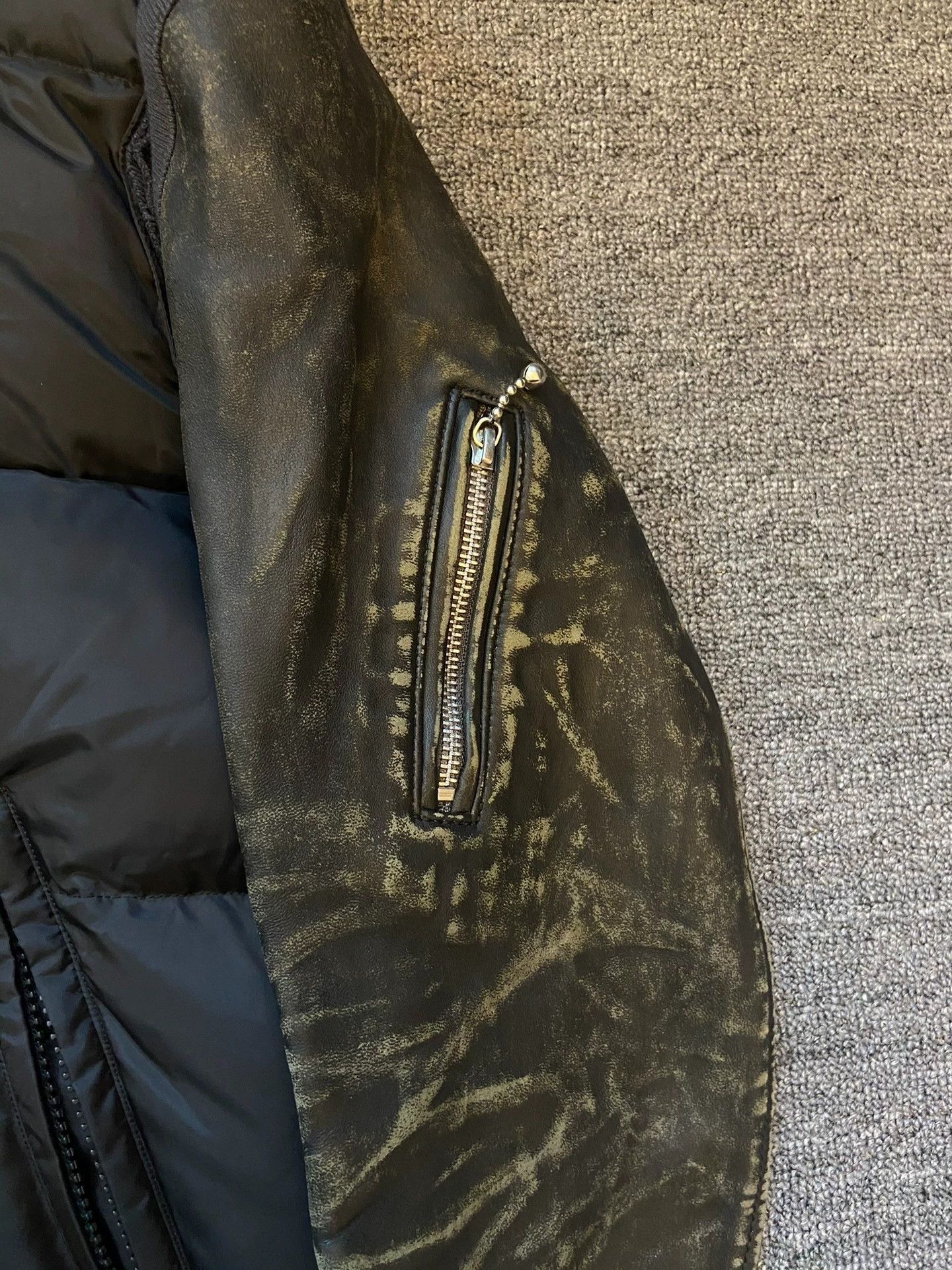 Undercover undercover leather sleeve down jacket Size US L / EU 52-54 / 3 - 2 Thumbnail
