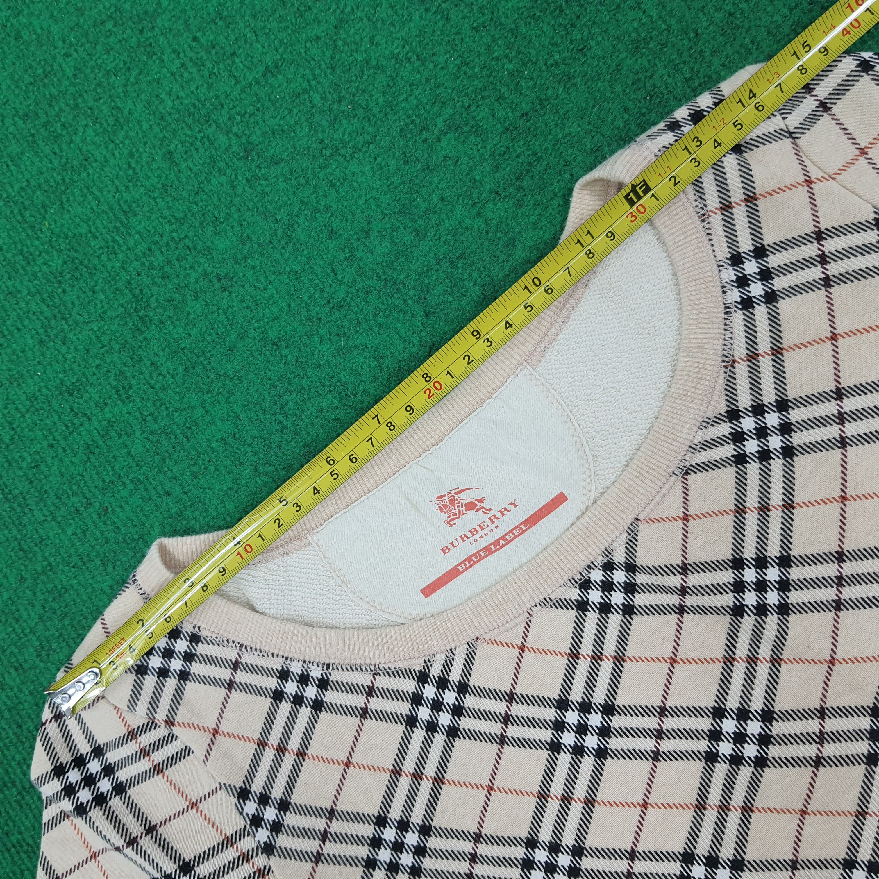 Burberry × Vintage Vintage Burberry London Blue Label Noca Check Crop Top Size XS / US 0-2 / IT 36-38 - 9 Thumbnail