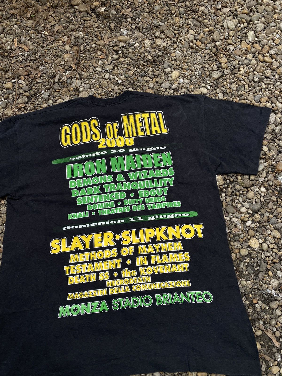 Band Tees Vintage 2000 Gods Of Metal Y2K Tour T-Shirt Size US XL / EU 56 / 4 - 8 Thumbnail