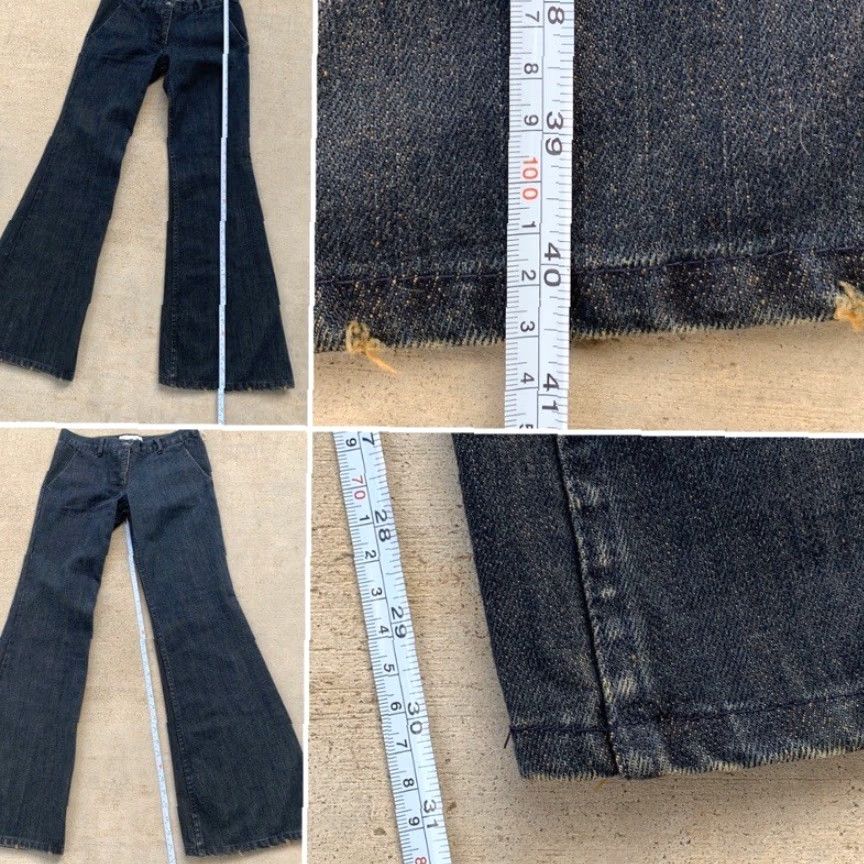 Vintage Habitual New York Jeans flare leg Size 27 NWOT Blue Women's Jeans Flared Zipper Fly NWOT 27 Blue Womens Jeans Size 27" / US 4 / IT 40 - 7 Thumbnail