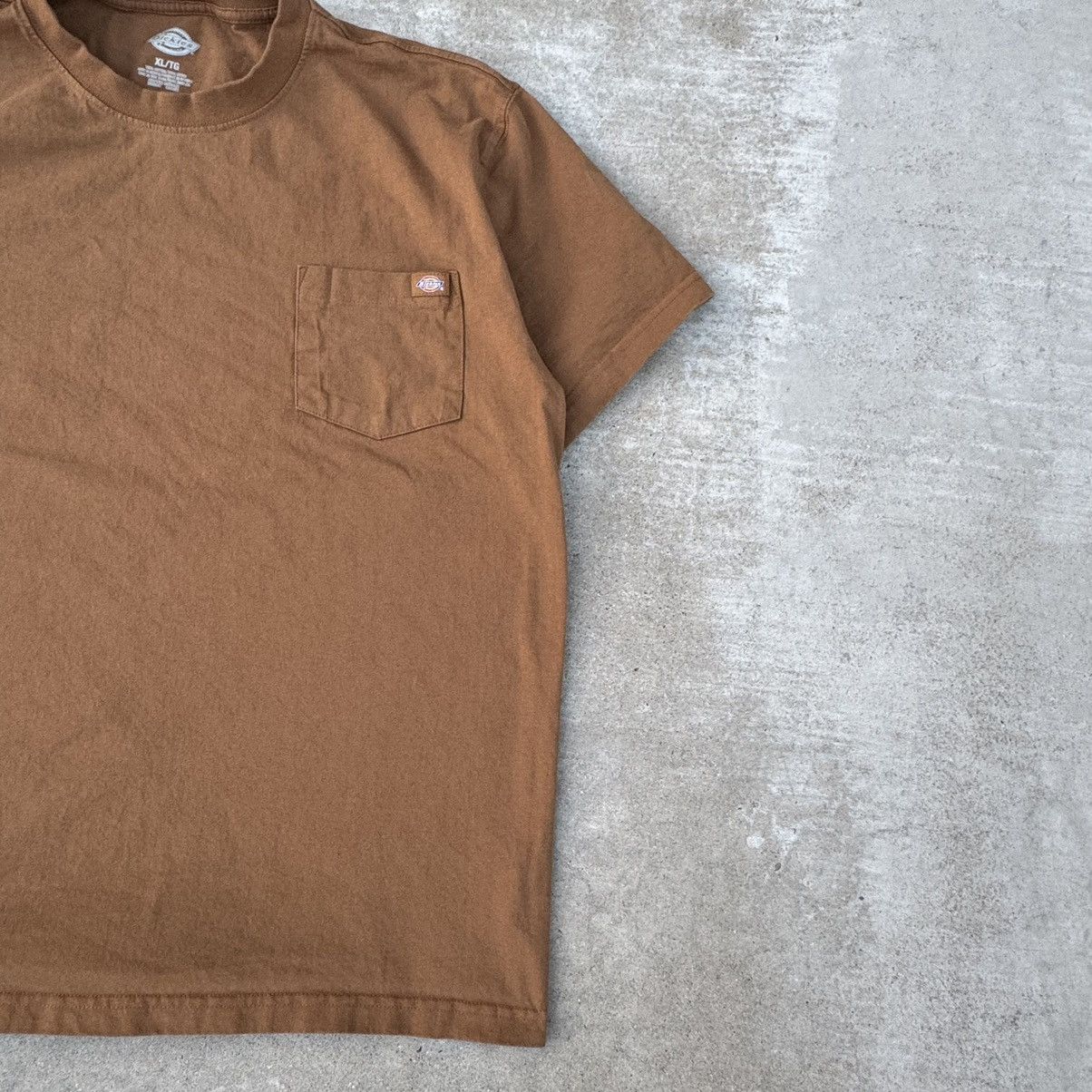 Carhartt × Dickies × Nike Vintage Y2K Earth Tone Brown Dickies Blank Pocket Tee XL Size US XL / EU 56 / 4 - 7 Thumbnail