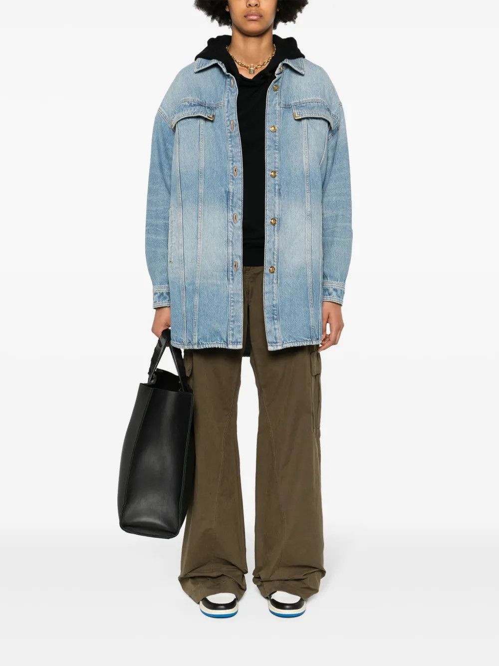 o1y1125 Denim Shirt in Blue