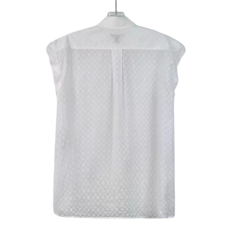 Louis Vuitton Louis Vuitton 23 white logo embossed full-print cotton lap Size XS / US 0-2 / IT 36-38 - 2 Thumbnail