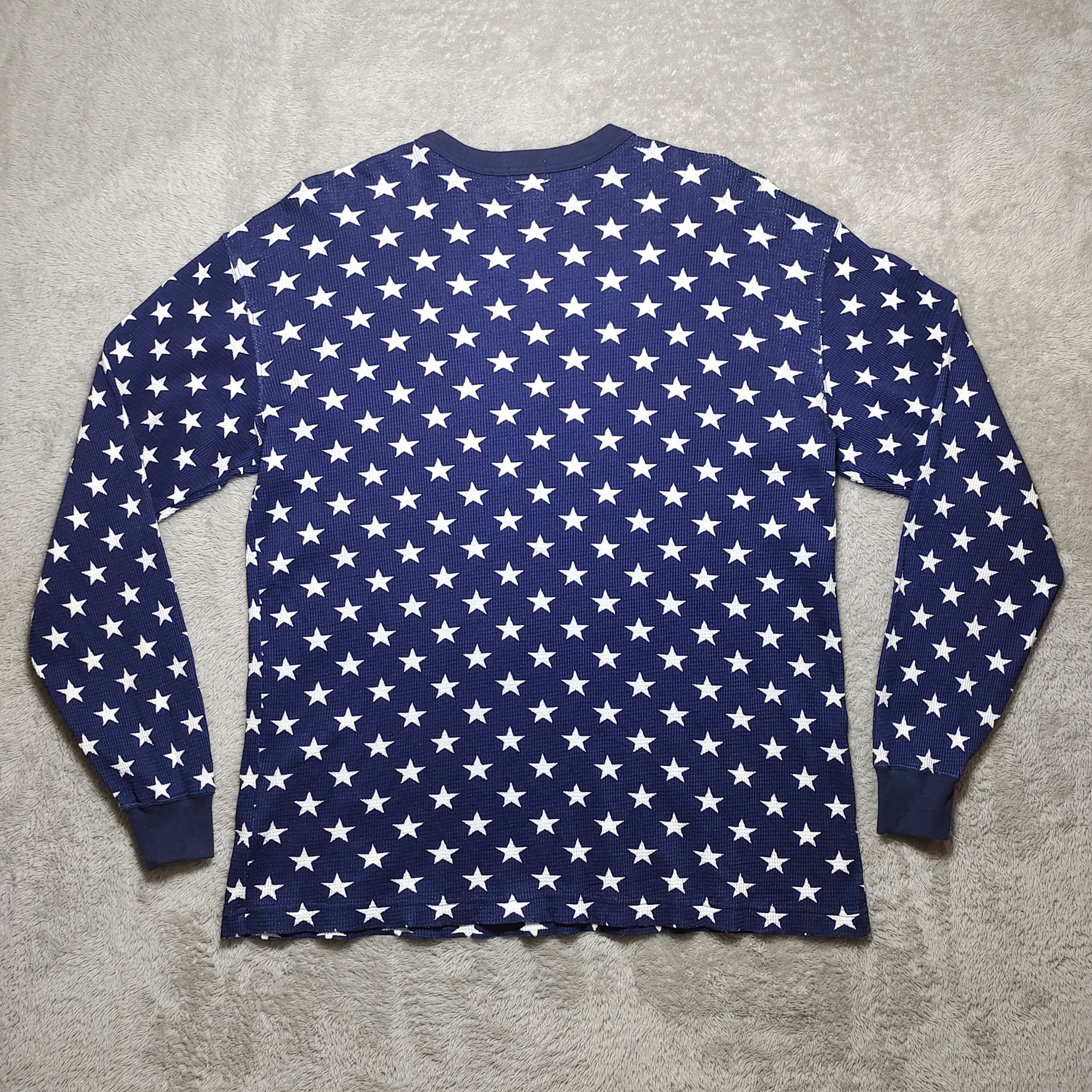 Beams Plus BEAMS STAR PRINT LONG SLEEVE T SHIRT Size US L / EU 52-54 / 3 - 2 Thumbnail
