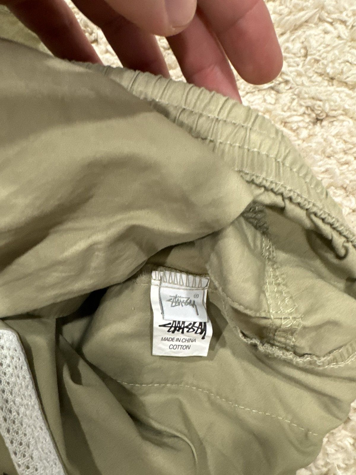 Stussy Vintage Stüssy Swim Shorts Beige Size US 30 / EU 46 - 6 Thumbnail