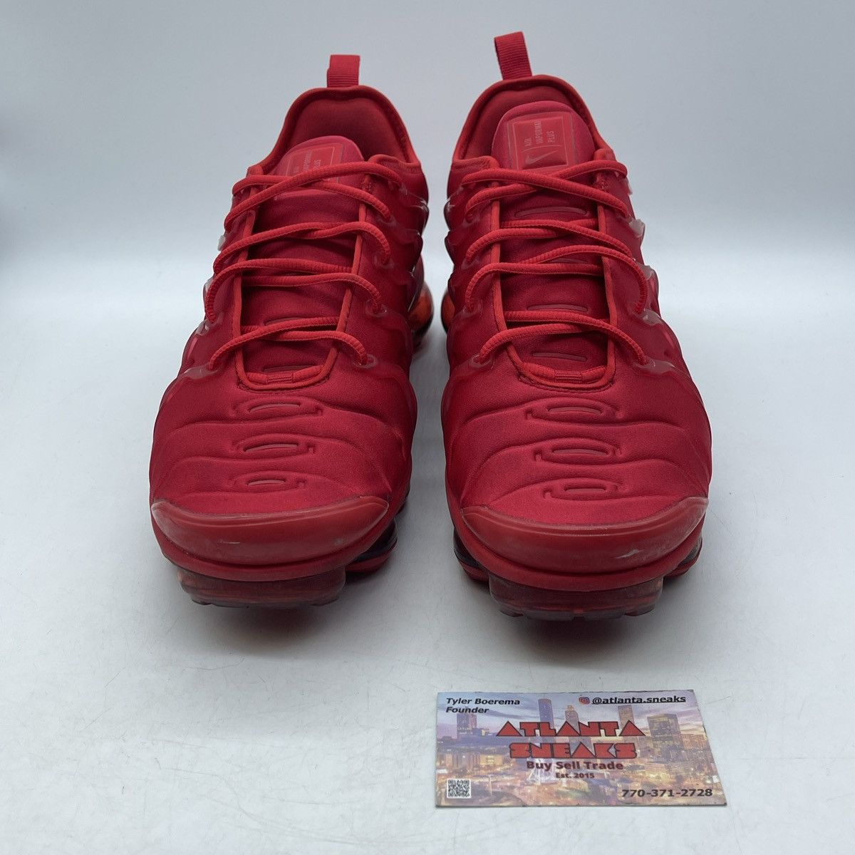 Nike Air vapormax triple red Size US 11.5 / EU 44-45 - 2 Thumbnail