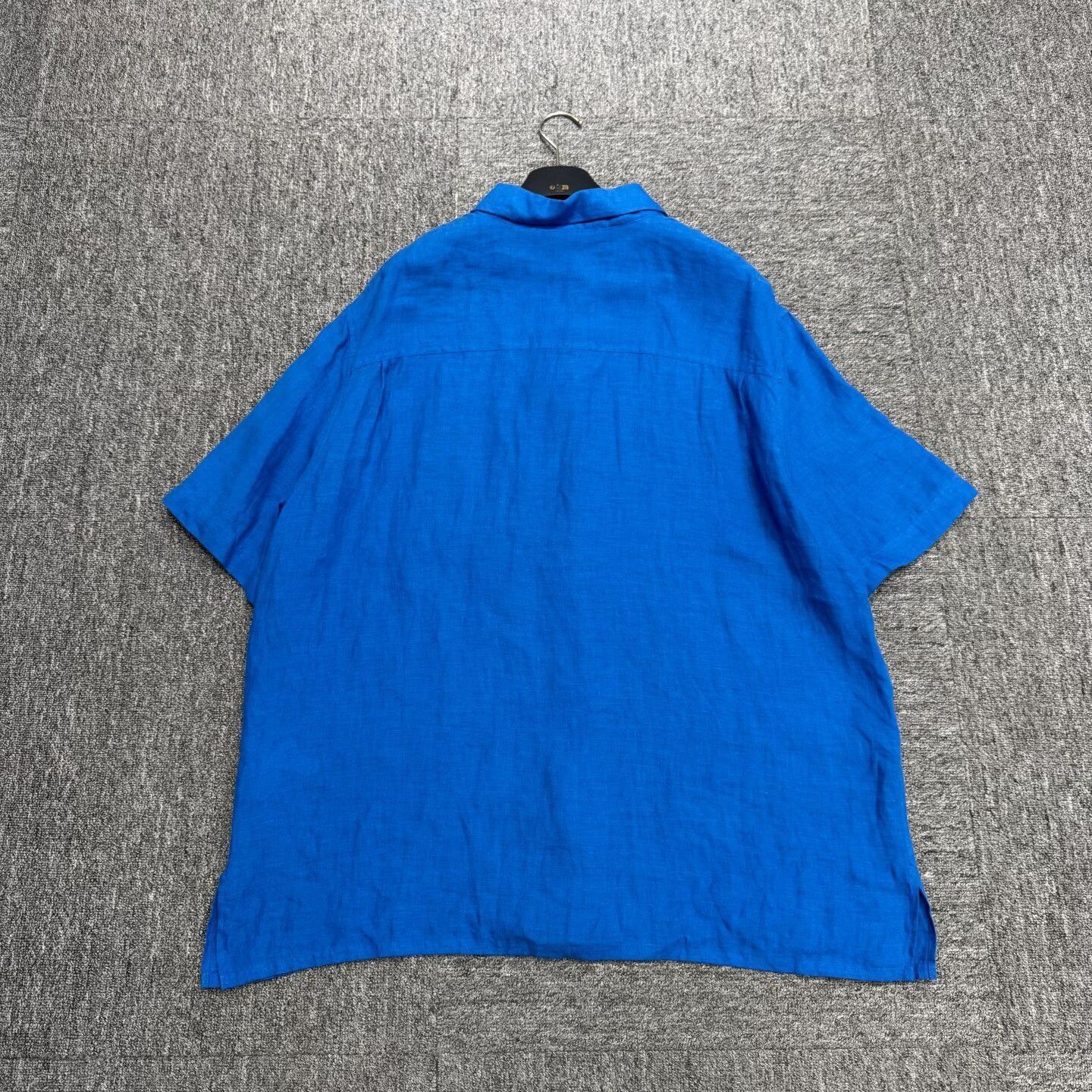 Loewe Loewe Embroidered Logo Linen Short Sleeve Shirt. Size US M / EU 48-50 / 2 - 2 Thumbnail