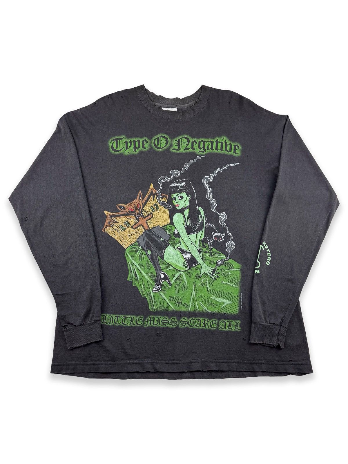 90s Vintage Type O Negative Little Miss Scare All Longsleeve