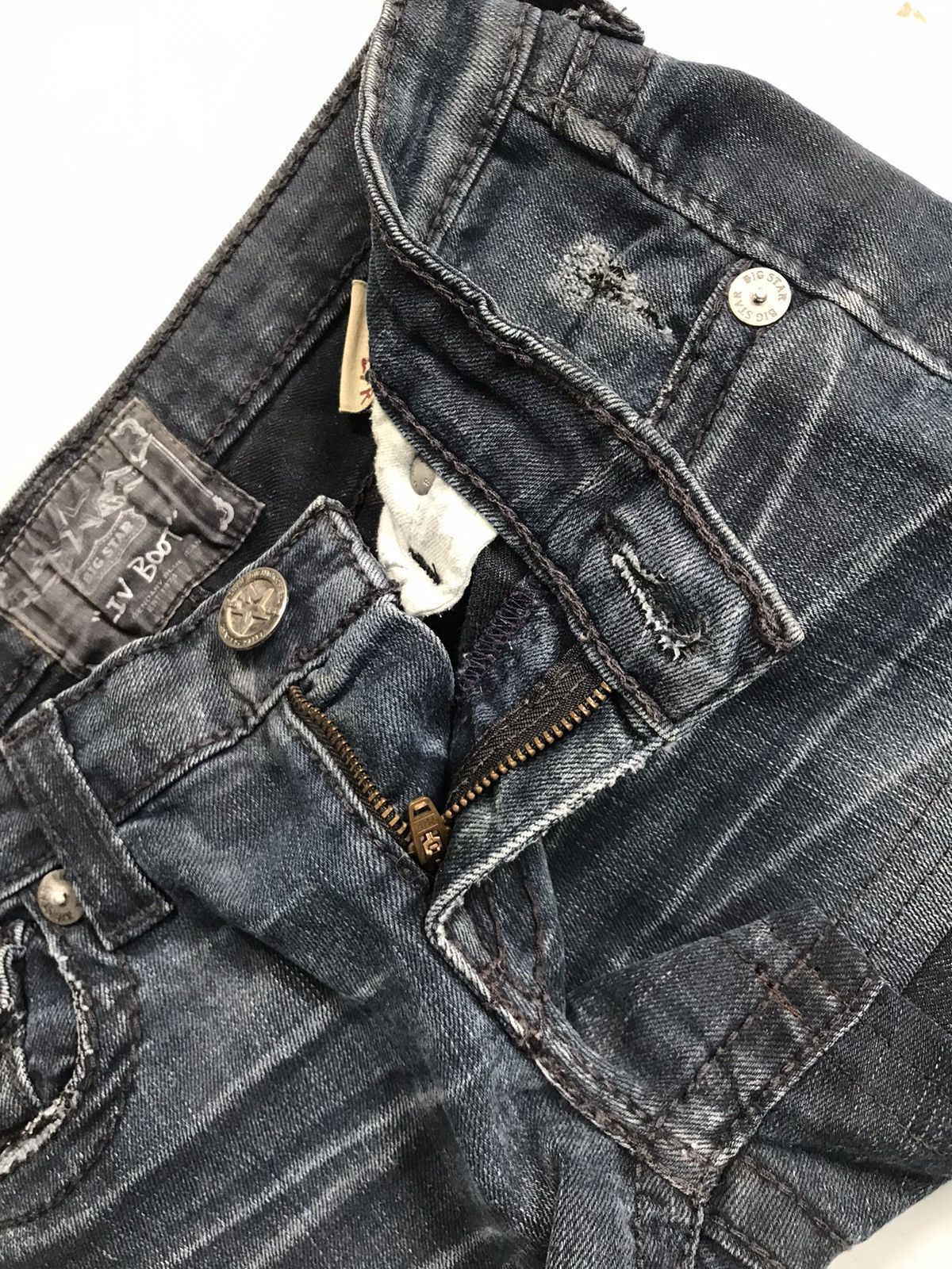 Miss Me Vintage hiphop stone mid short Size 30" / US 8 / IT 44 - 7 Thumbnail