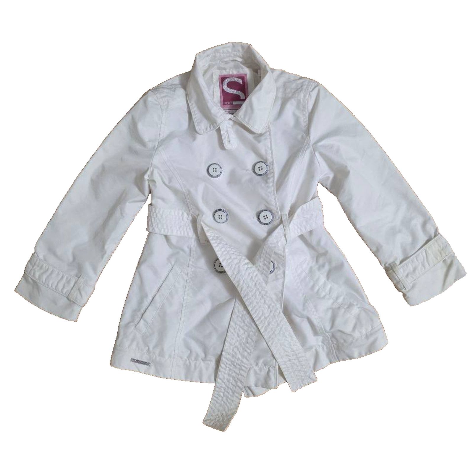 Sarah Pacini Sarahanda Jacket Short Collared Coat with Belt 5 y A001156 Size 26 - 1 Thumbnail