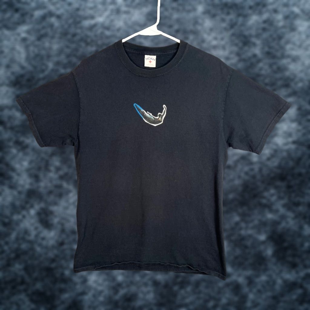 Noah NOAH Mens T-Shirt Adult Medium Black Cotton Diving Graphic Crew Neck Short Sleeve Shirt Size US M / EU 48-50 / 2 - 1 Thumbnail
