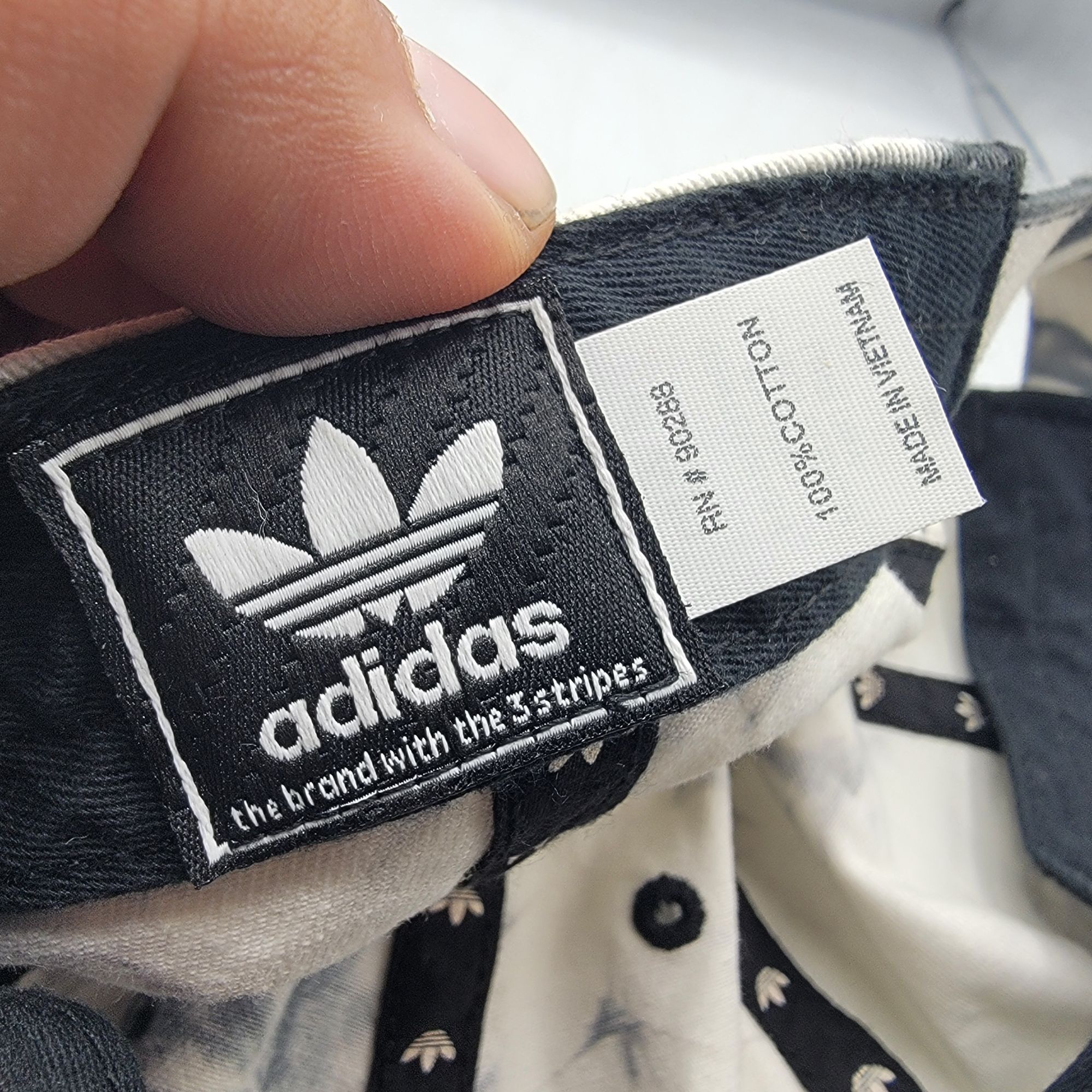 Adidas Adidas Tie Dye Adults Black White Baseball Hat Cap Adjustabl Size ONE SIZE - 5 Thumbnail