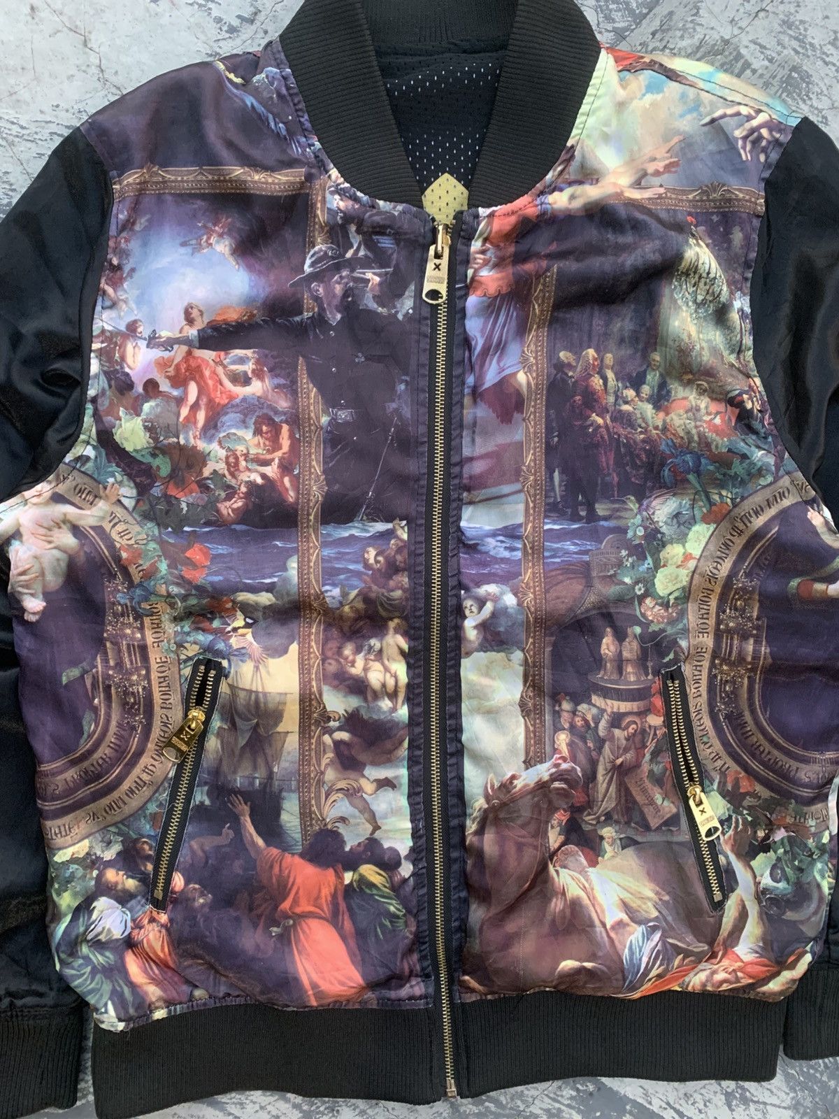 Criminal Damage Criminal Damage London Renaissance Art Bomber Jacket Size US L / EU 52-54 / 3 - 8 Thumbnail