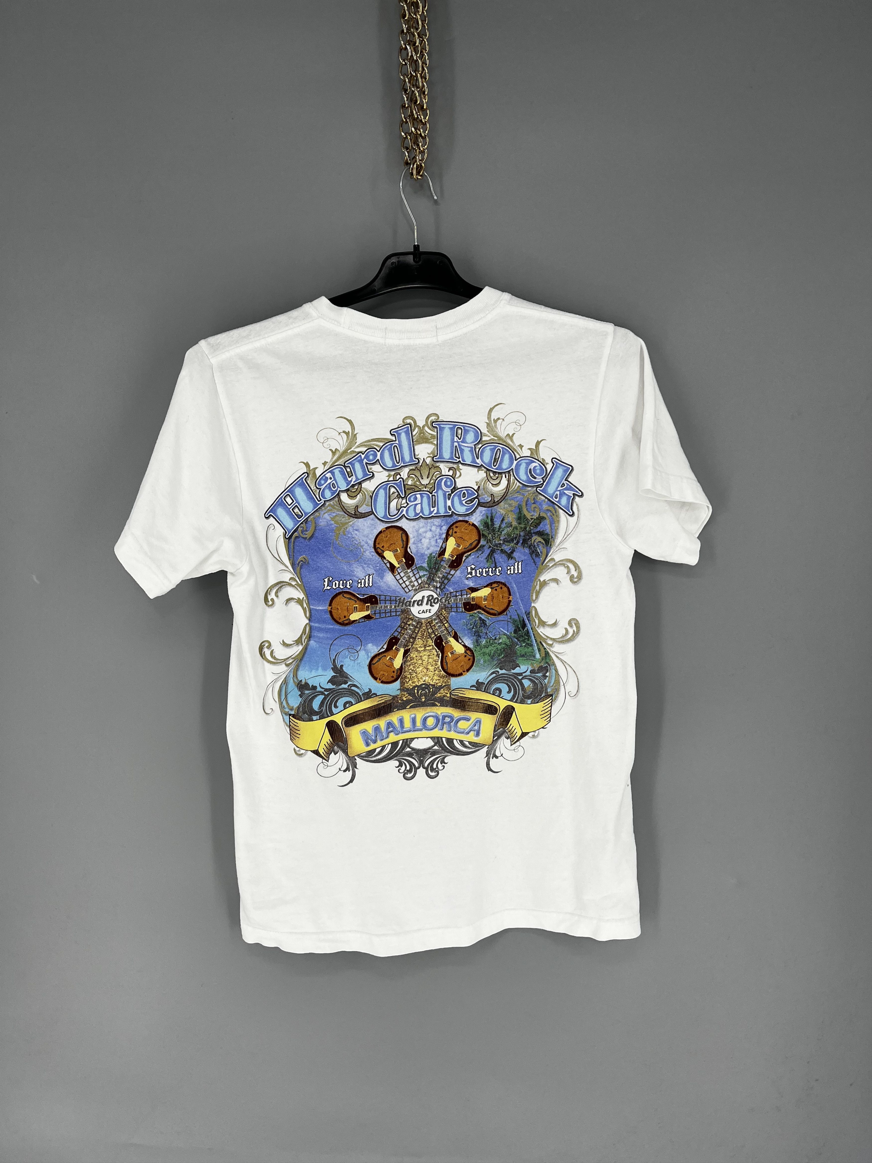 Band Tees Vintage Hard Rock Cafe Mallorca T-shirt Big Logo Y2K Rare Size US S / EU 44-46 / 1 - 1 Thumbnail