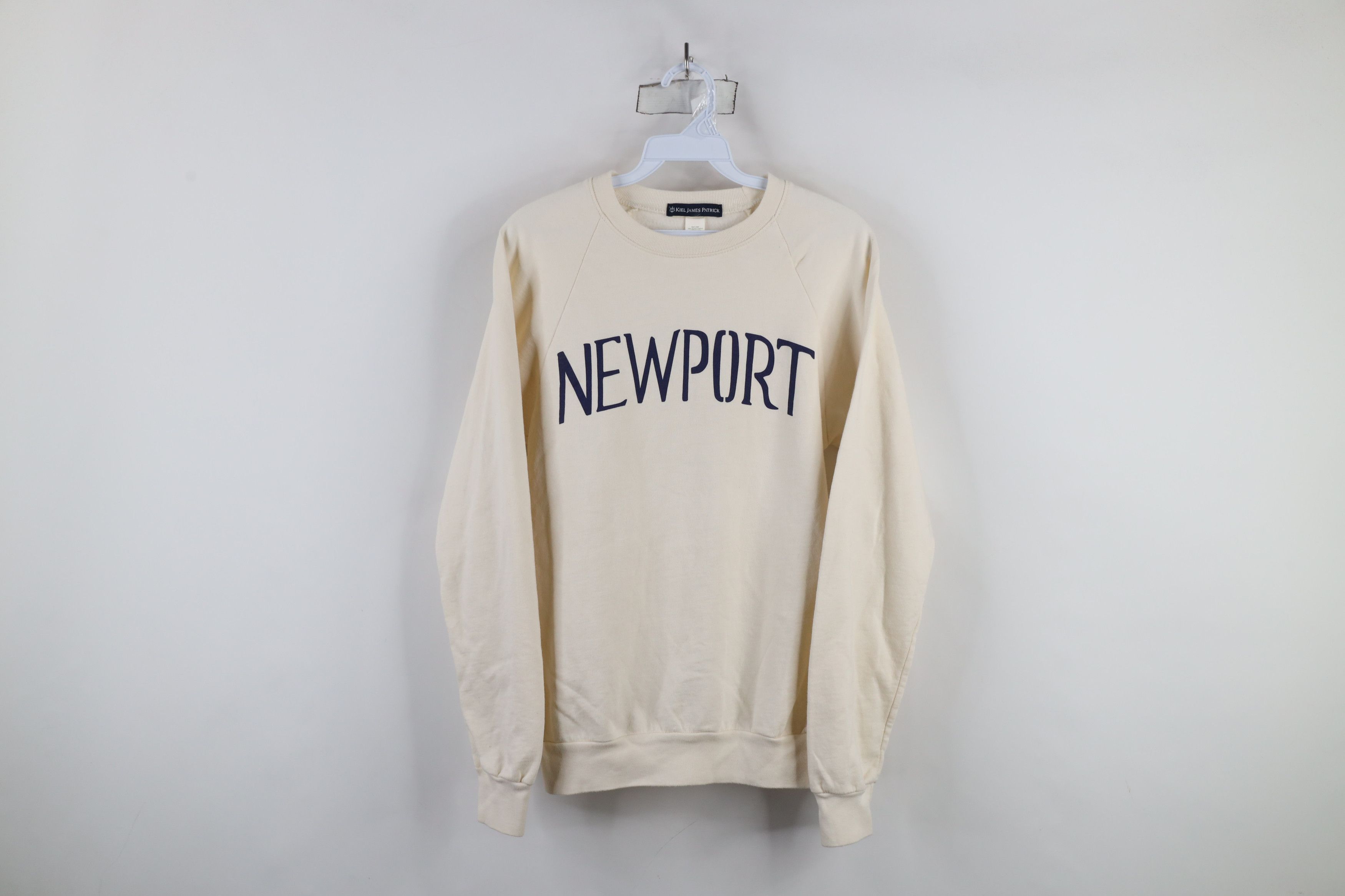 Kiel James Patrick × Vintage Kiel James Patrick Newport Crewneck Sweatshirt Cream USA Size US XS / EU 42 / 0 - 1 Thumbnail