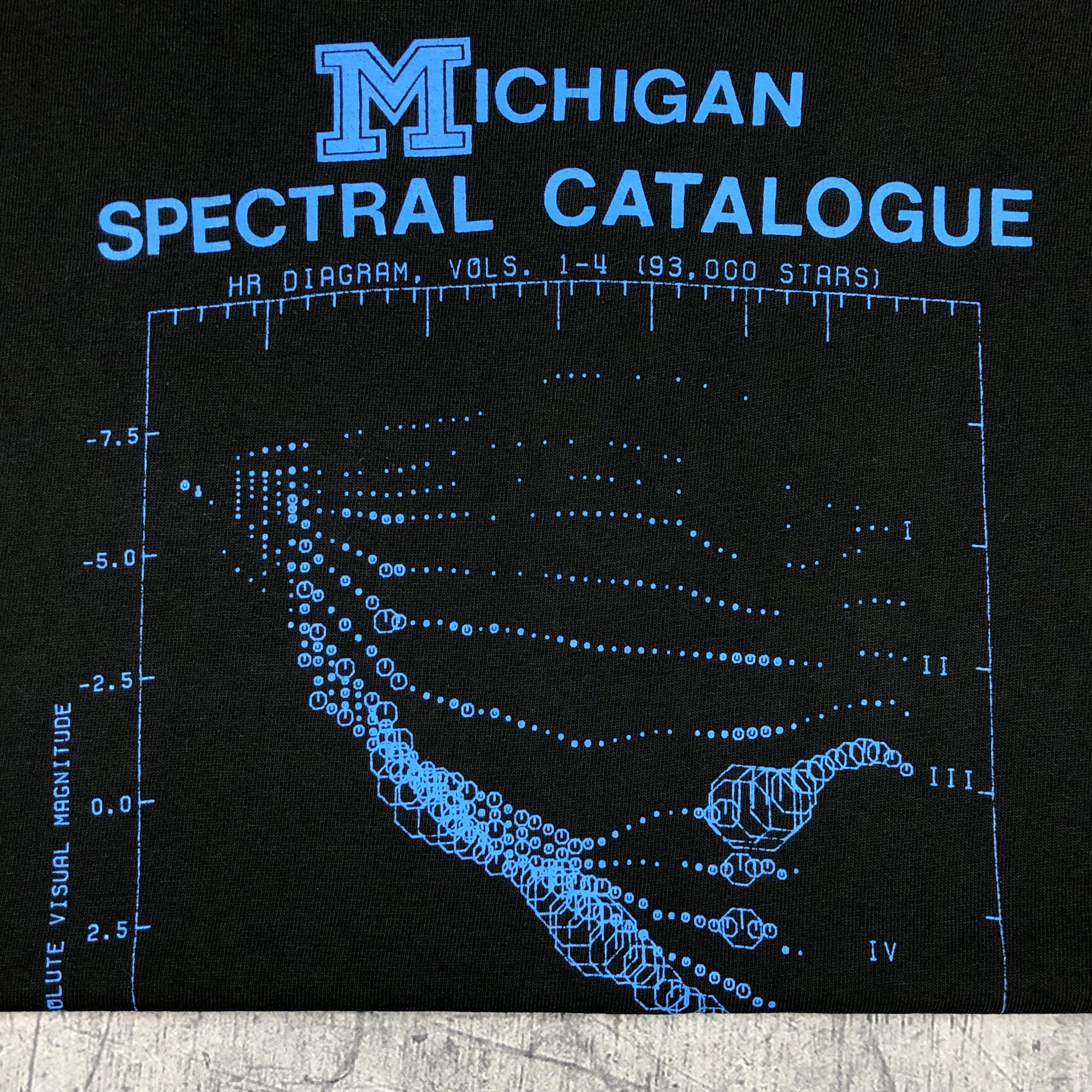 Arts & Science 90s Michigan Spectral Diagrams HD Stars Tee Size US XL / EU 56 / 4 - 4 Thumbnail