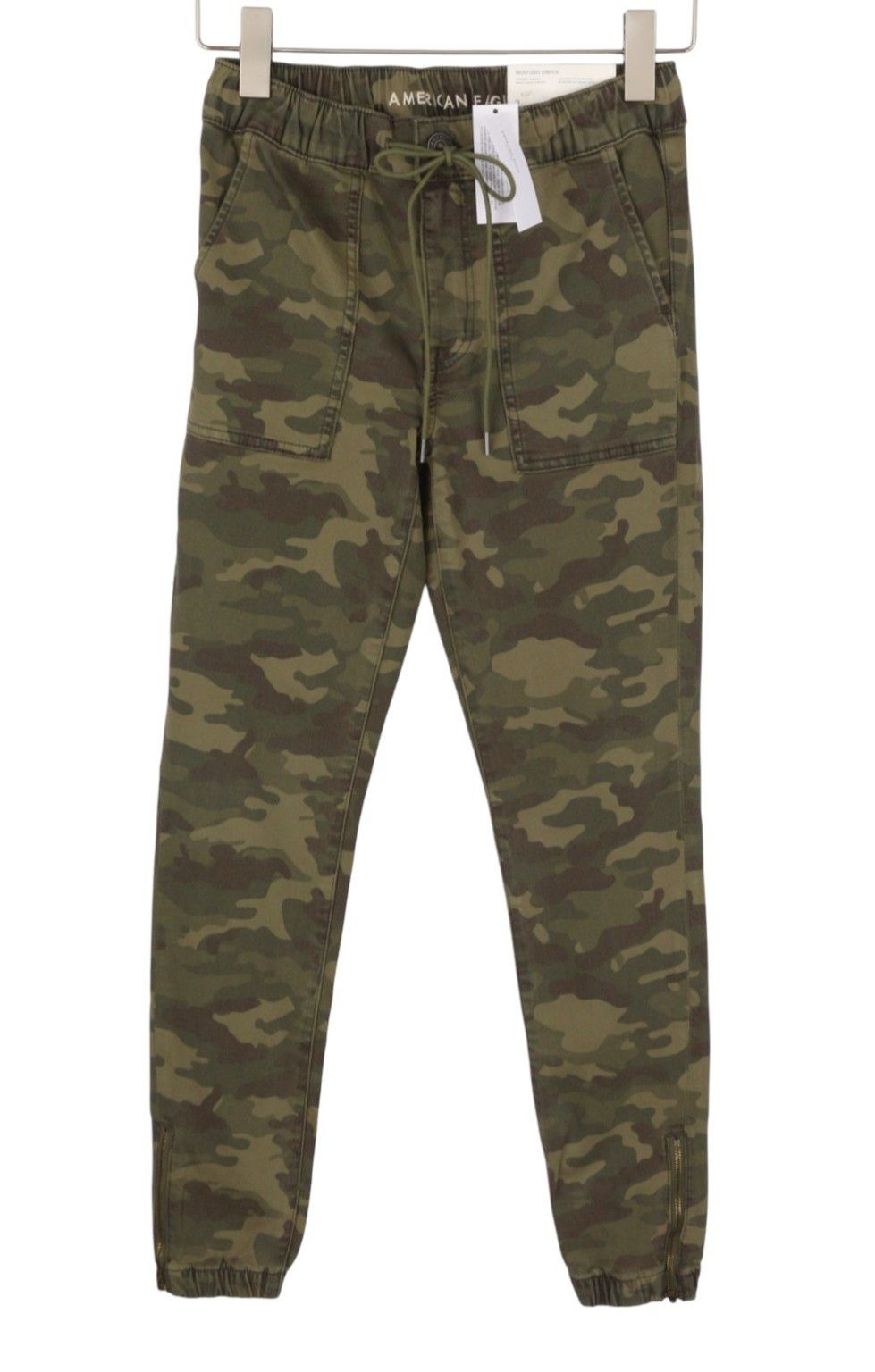 American Eagle Outfitters JEGGING JOGGER W26 Camo Pants 89005 Size 26" / US 2 / IT 38 - 2 Thumbnail