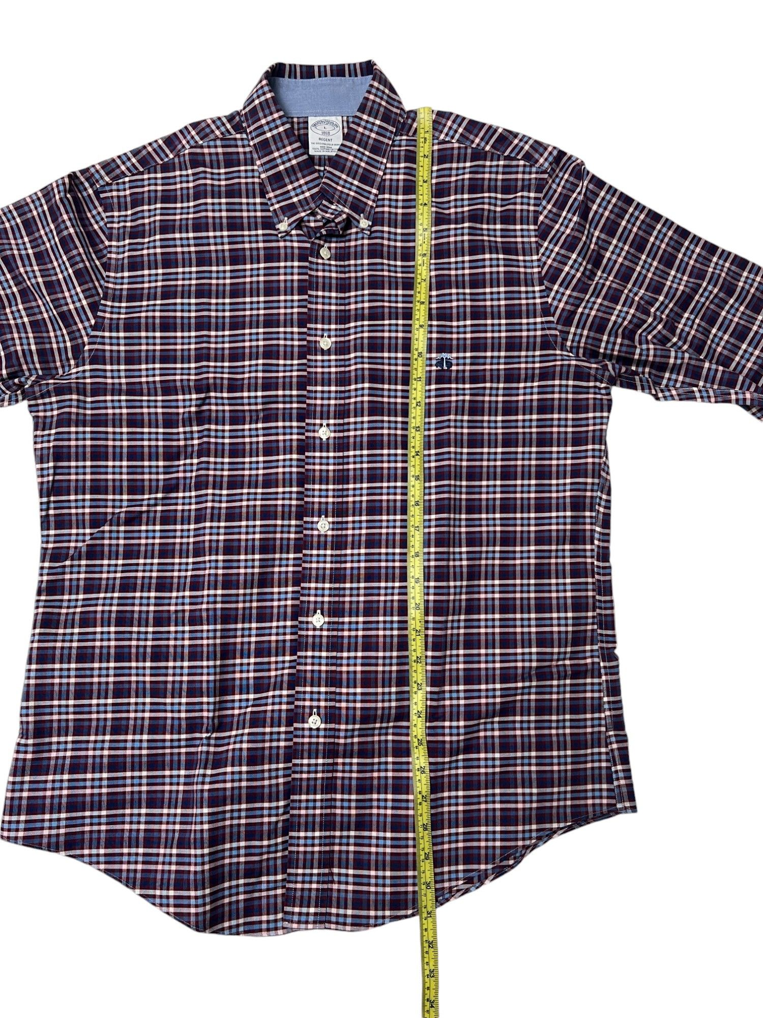 Brooks Brothers Brooks Brothers Shirt Men's L Regent Button Down Plaid Size US L / EU 52-54 / 3 - 12 Thumbnail