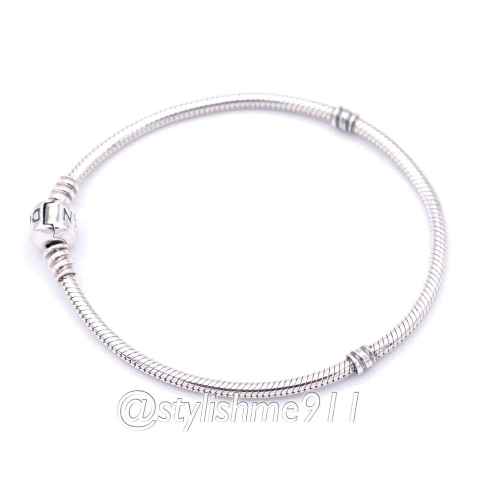 pandora Authentic PANDORA Moments Barrel Clasp Charm Bracelet Size ONE SIZE - 4 Thumbnail