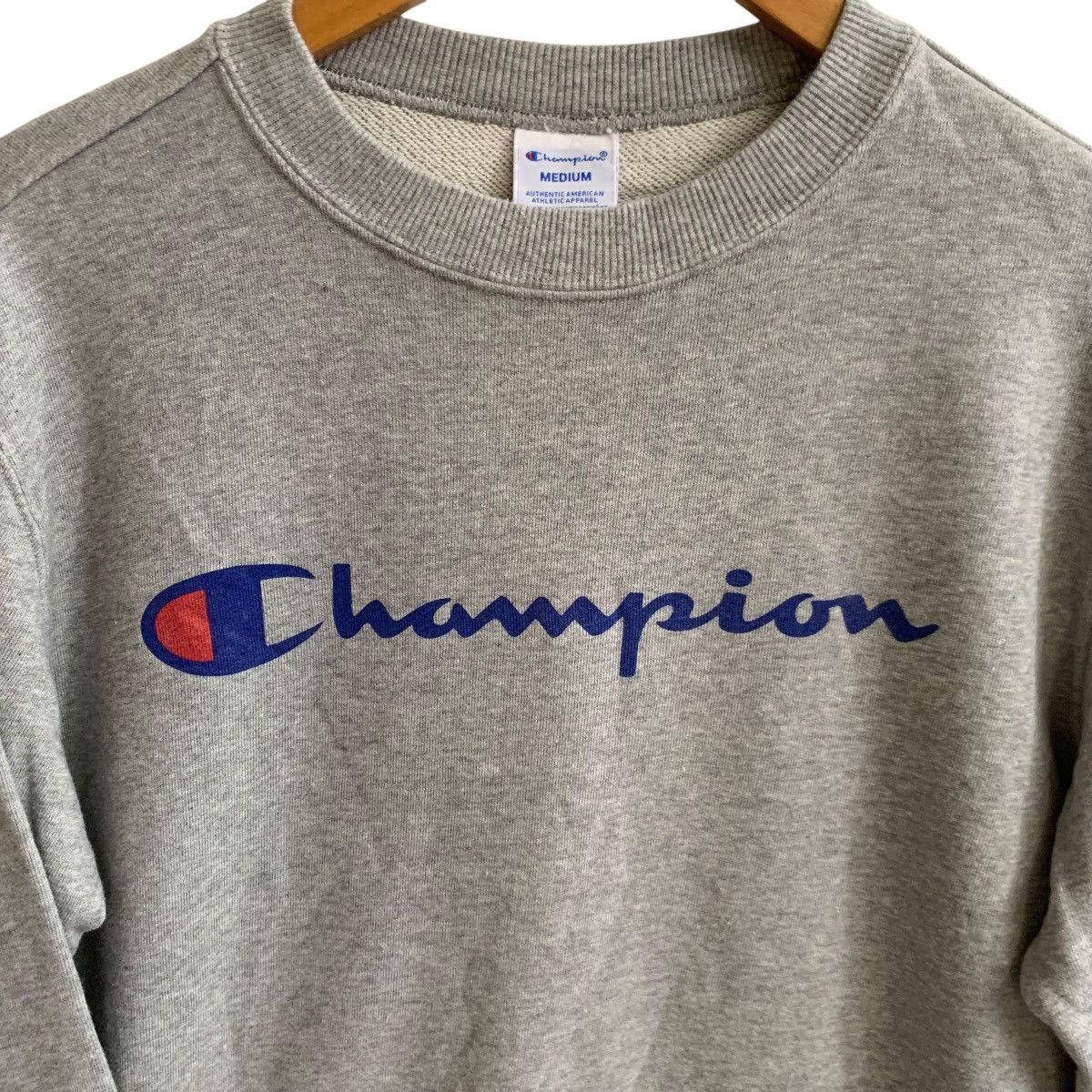 Champion × Vintage Champion Vintage Sweatshirt Spell Out Small Size US S / EU 44-46 / 1 - 2 Thumbnail