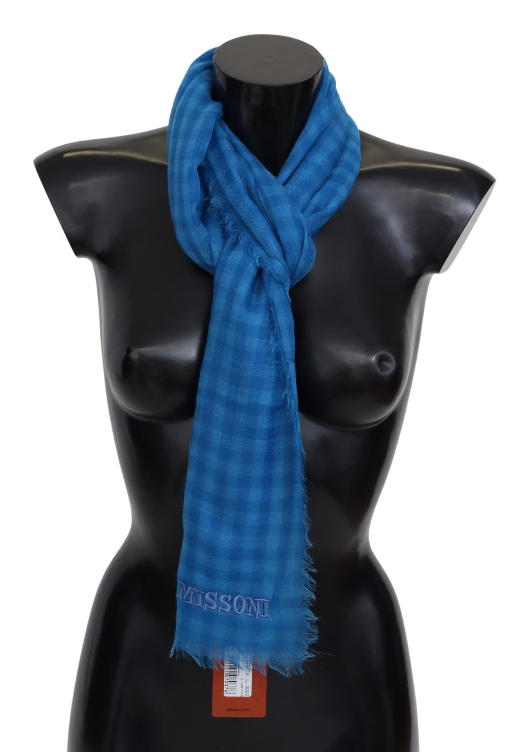 Missoni Chic Checkered Cashmere Men's Scarf Size ONE SIZE - 1 Thumbnail