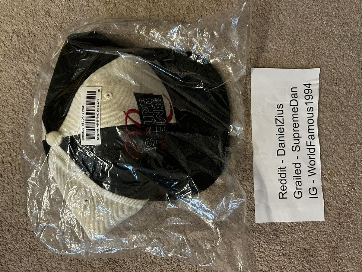 Supreme Supreme x Bernadette Corporation 6-Panel 'Black' Size ONE SIZE - 3 Thumbnail
