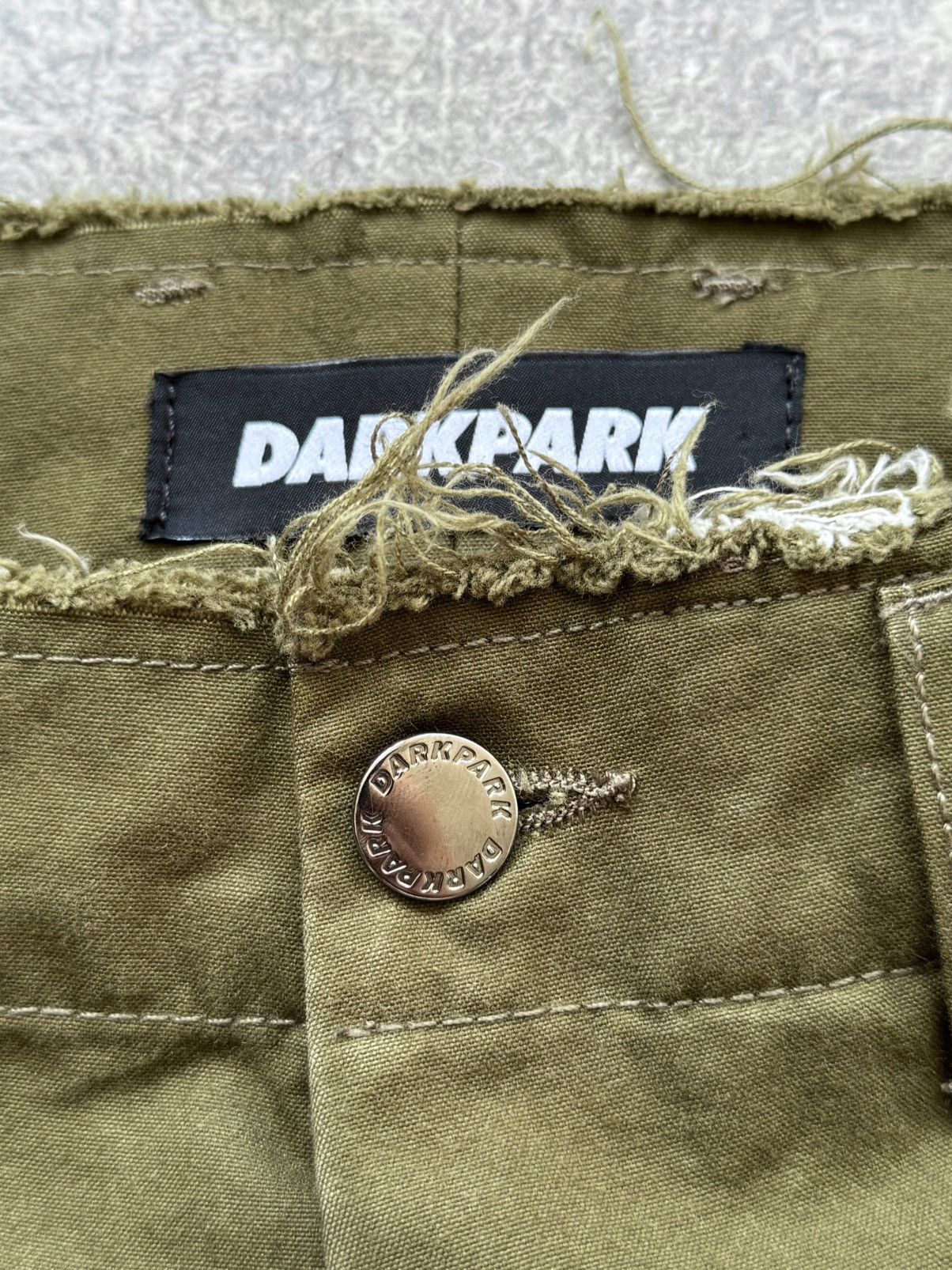 Designer DARKPARK Rosalind Military Green Cargo Pants Size 26" / US 2 / IT 38 - 12 Thumbnail