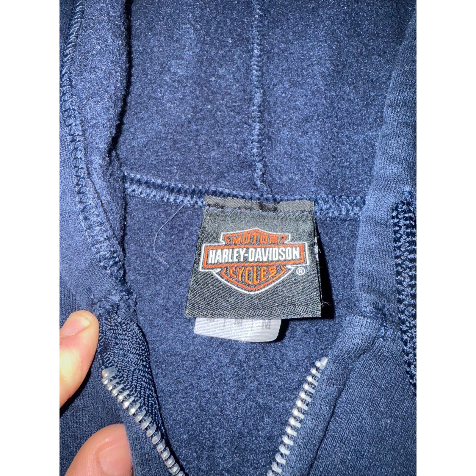 Harley Davidson Harley-Davidson Men's Zip-Up Jacket - Iconic Biker Style Size US M / EU 48-50 / 2 - 2 Thumbnail