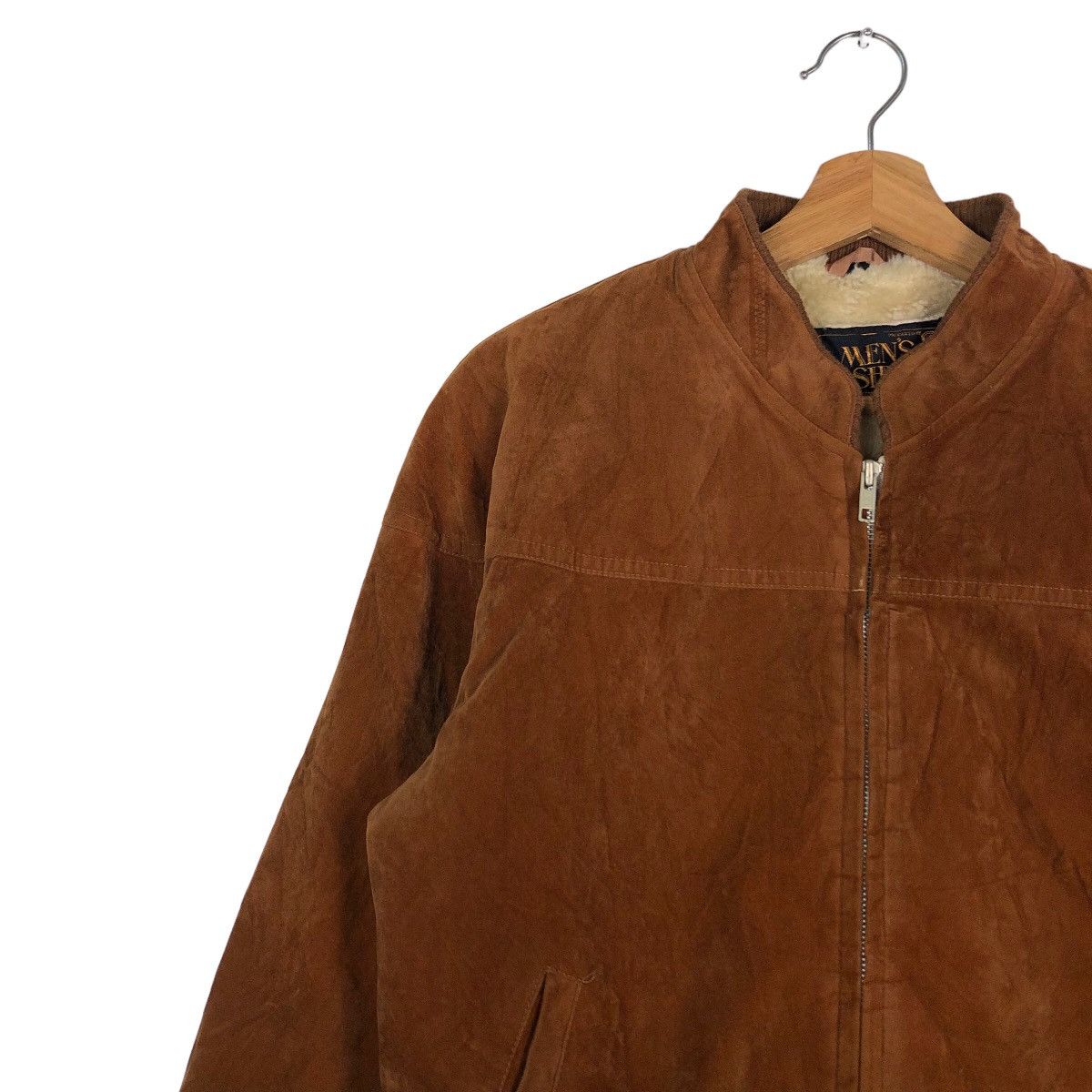 Japanese Brand 🔥Riot Riot Vintage Bomber Jacket Suede Leather Rick Owens Size US L / EU 52-54 / 3 - 7 Thumbnail