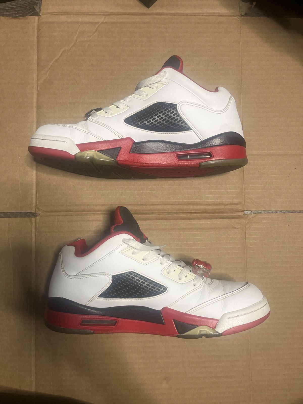 Jordan Brand Fire Red 5 Retro Low Size US 10.5 / EU 43-44 - 3 Thumbnail