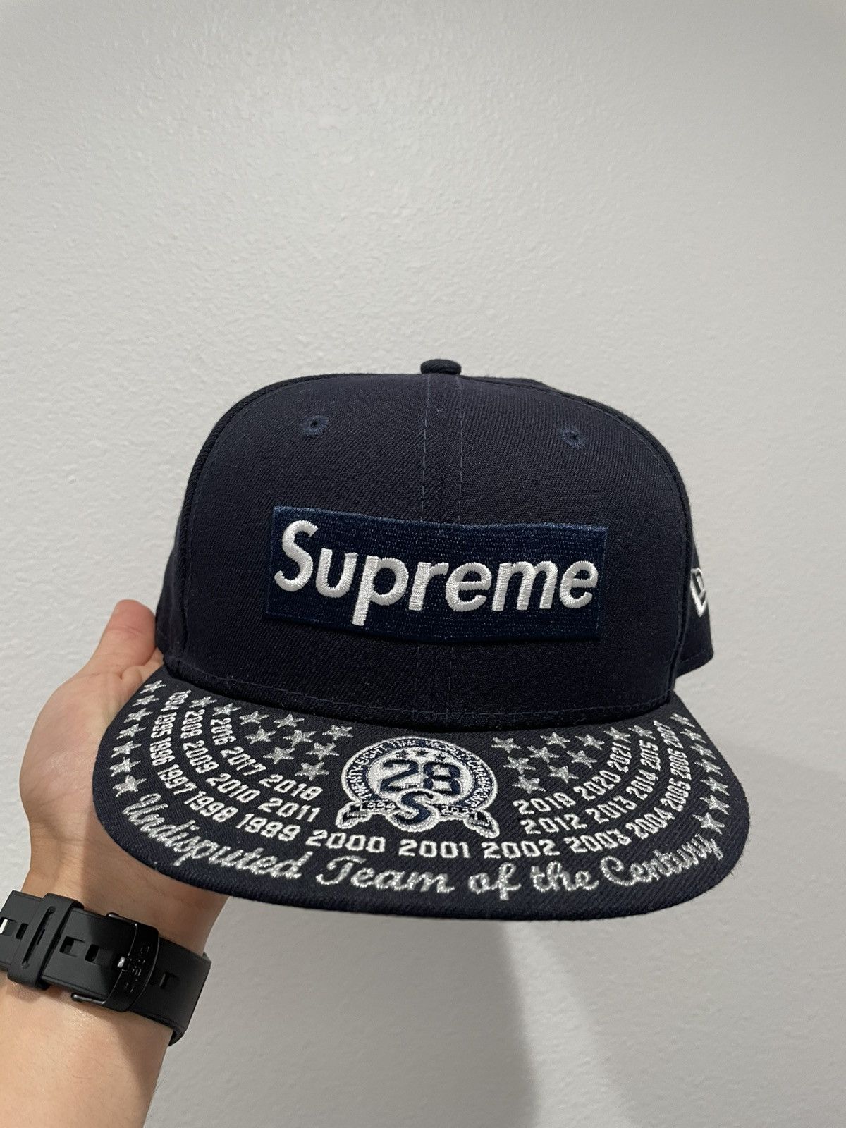 Supreme Supreme Woolrich Box Logo New Era Fitted 7 1/2 | Grailed