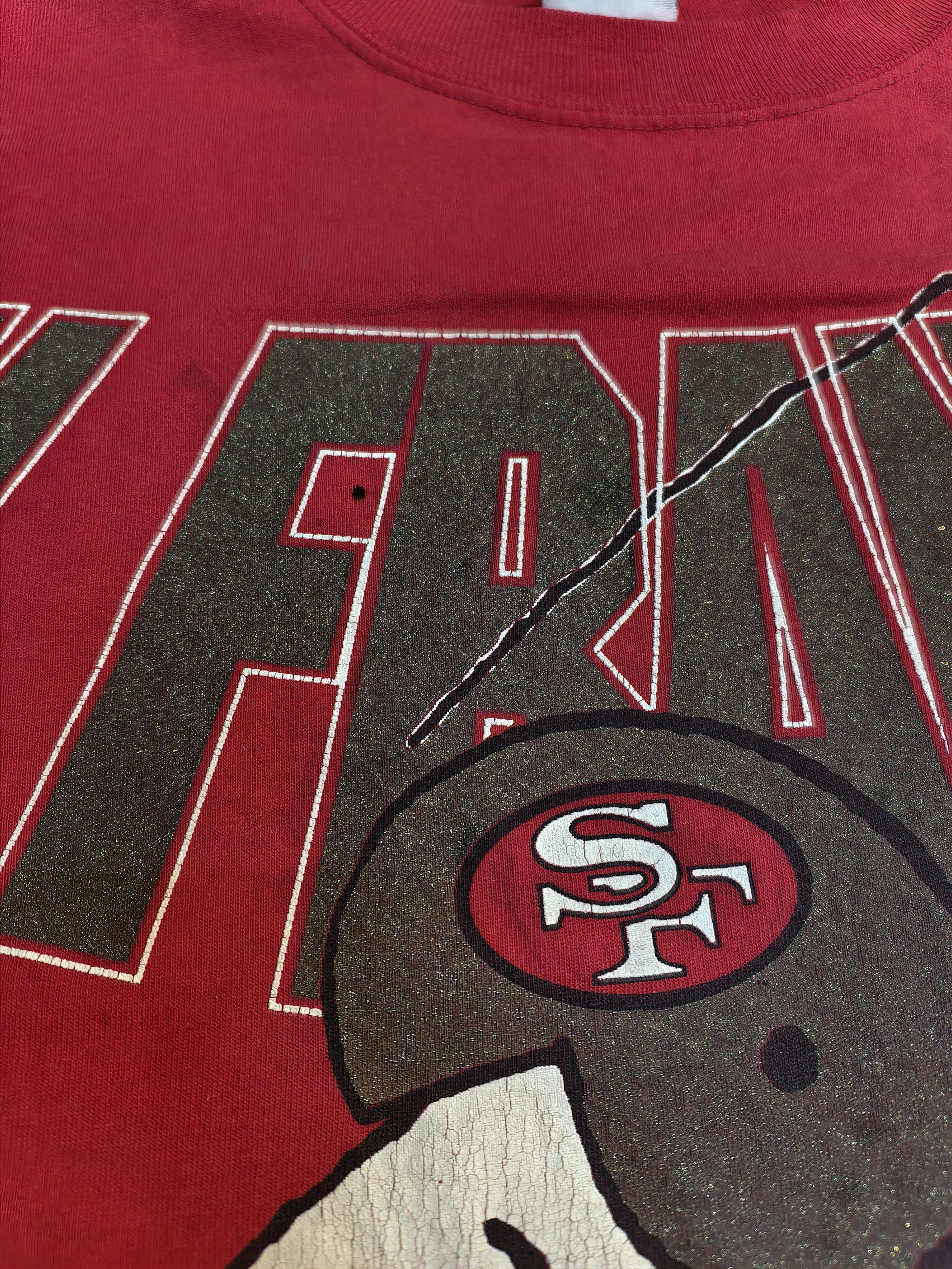 NFL Vtg rare San Francisco x Peanut 2 copyright Size US XL / EU 56 / 4 - 7 Thumbnail
