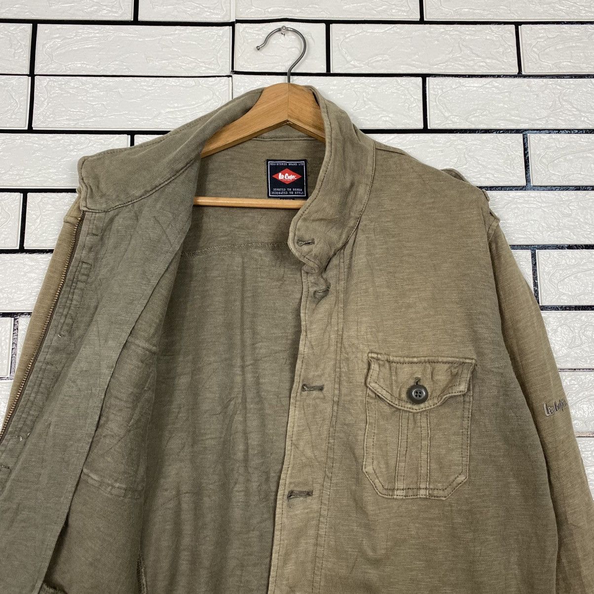 Japanese Brand 📌Vintage Biker Jacket Lee Cooper Sun Faded Design Size US XL / EU 56 / 4 - 13 Thumbnail