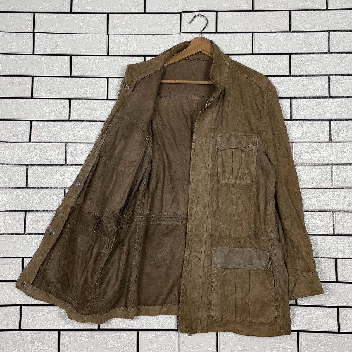 Corneliani Corneliani Multipocket Suede Leather Jacket Made In Italy Size US M / EU 48-50 / 2 - 9 Thumbnail