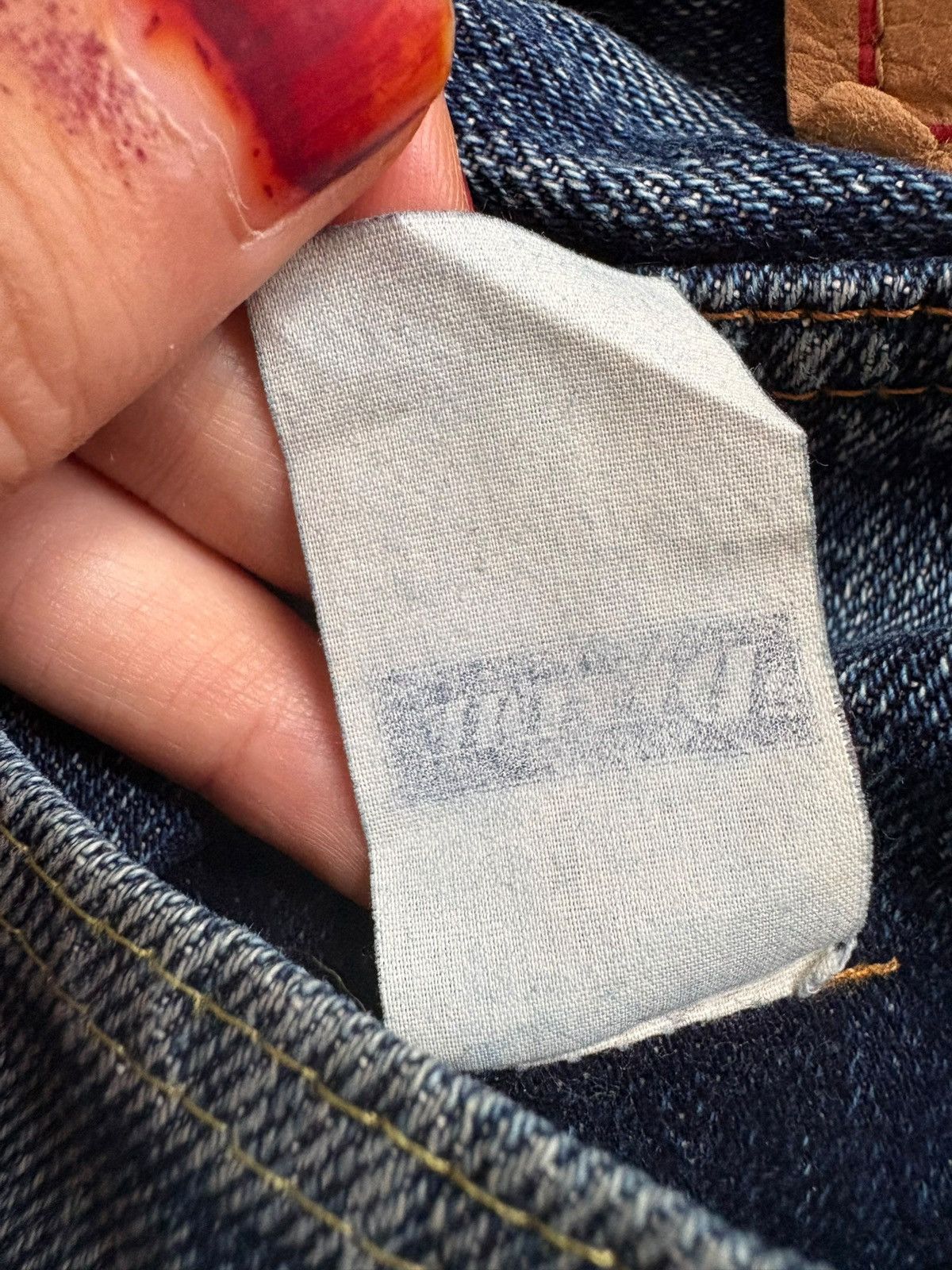 Denime Vintage Denime Selvedge Mud Wash Loose Baggy Jeans Size US 31 - 10 Thumbnail