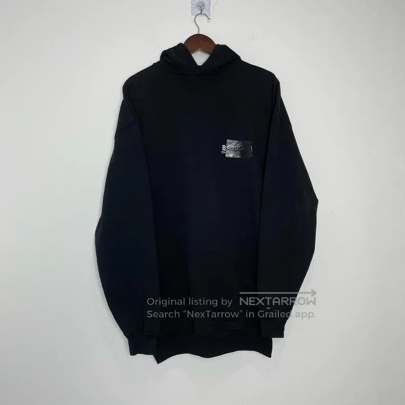 Balenciaga Balenciaga Black Coca-Cola tape cover hoodie Size US XS / EU 42 / 0 - 1 Thumbnail