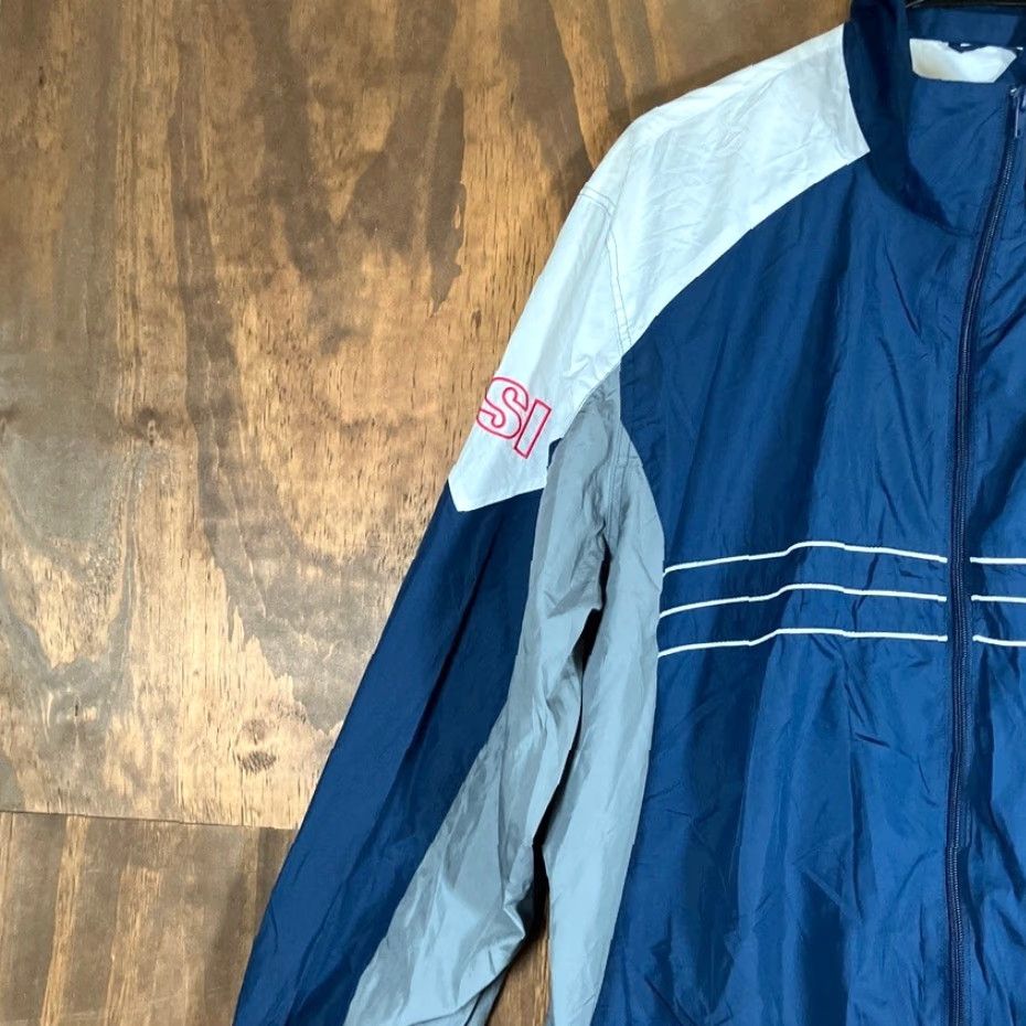 NFL NFL Jacket Mens Blue White New York Giants Mock Neck Windbreaker XL Size US XL / EU 56 / 4 - 4 Thumbnail