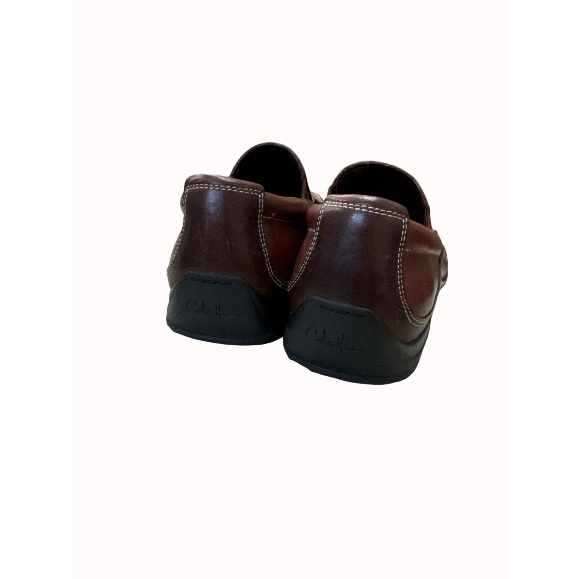 Cole Haan Cole Haan Nike Air men’s brown leather loafer shoes size 8.5 Size US 8.5 / EU 41-42 - 4 Thumbnail