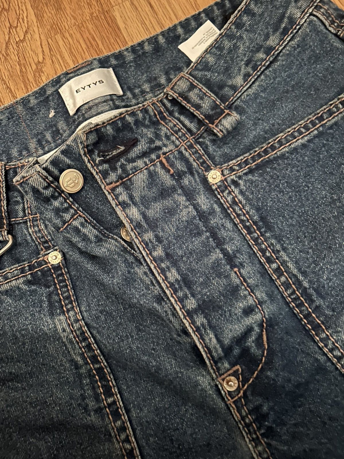 Eytys Eytys Mercury Blue Jeans Size US 32 / EU 48 - 2 Thumbnail