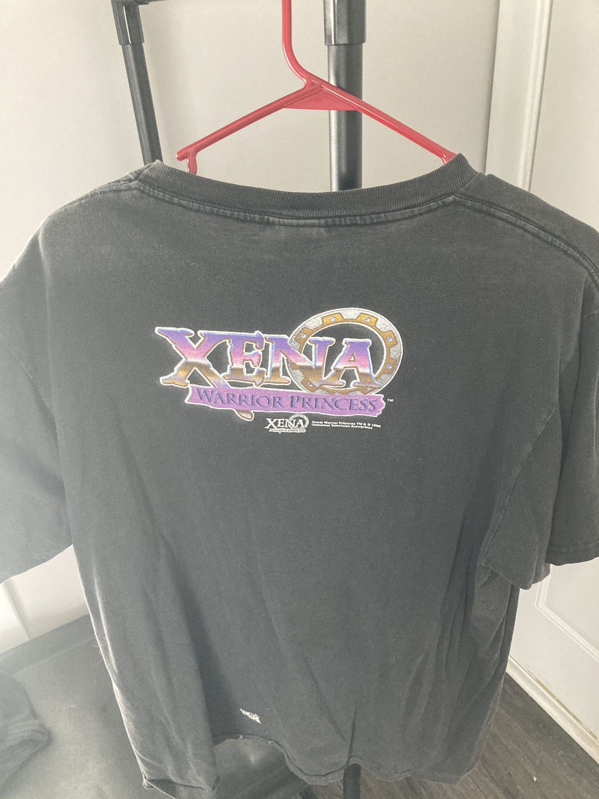 Vintage Vintage 1998 Black Xena Warrior Princess Tee Size US L / EU 52-54 / 3 - 6 Thumbnail