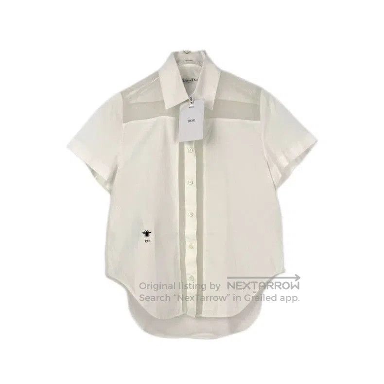 Dior Dior White Embroidered Bee Short. Size US XS / EU 42 / 0 - 1 Thumbnail