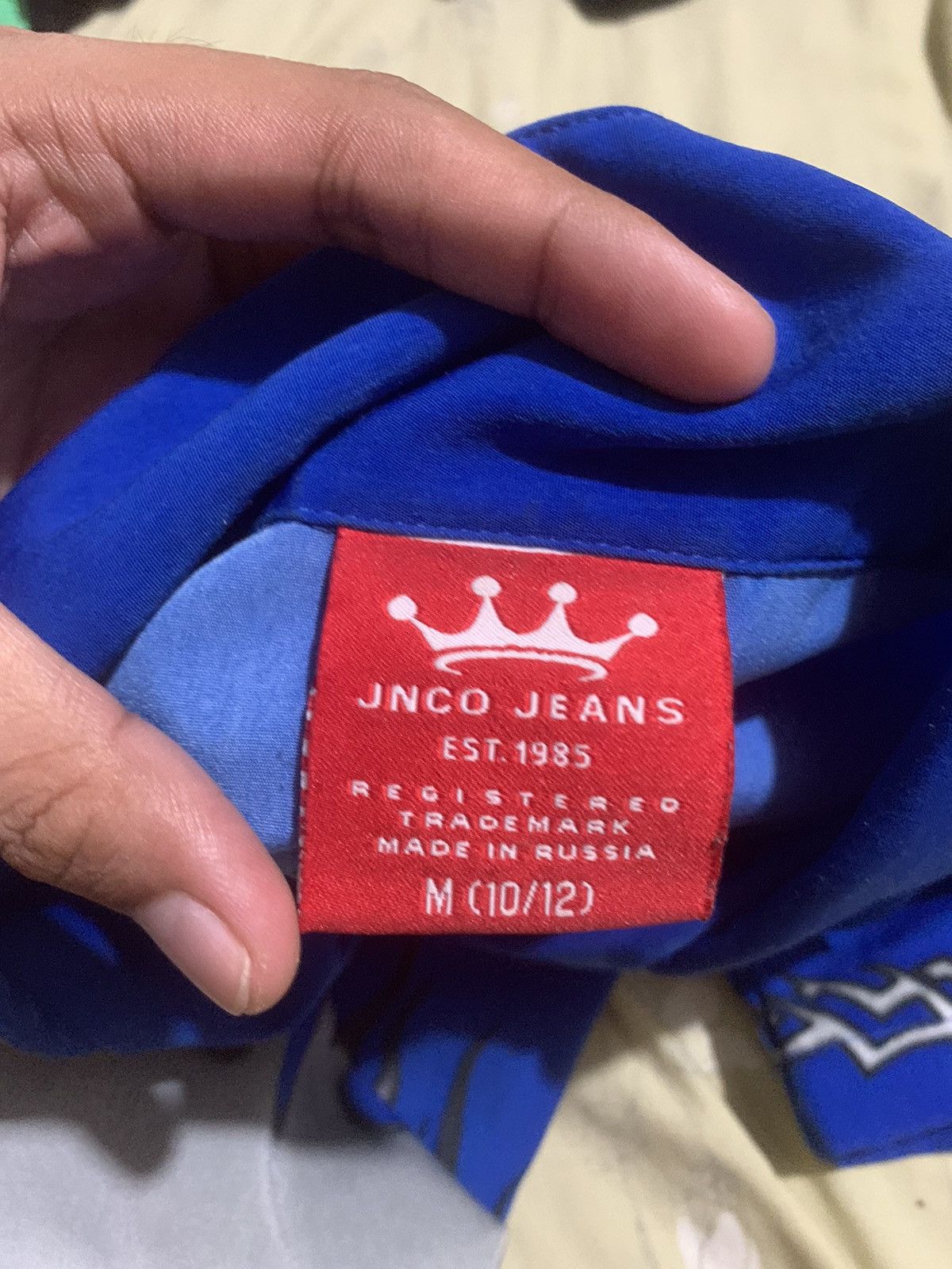 JNCO VINTAGE JNCO SKULL FIRE Size US M / EU 48-50 / 2 - 3 Thumbnail